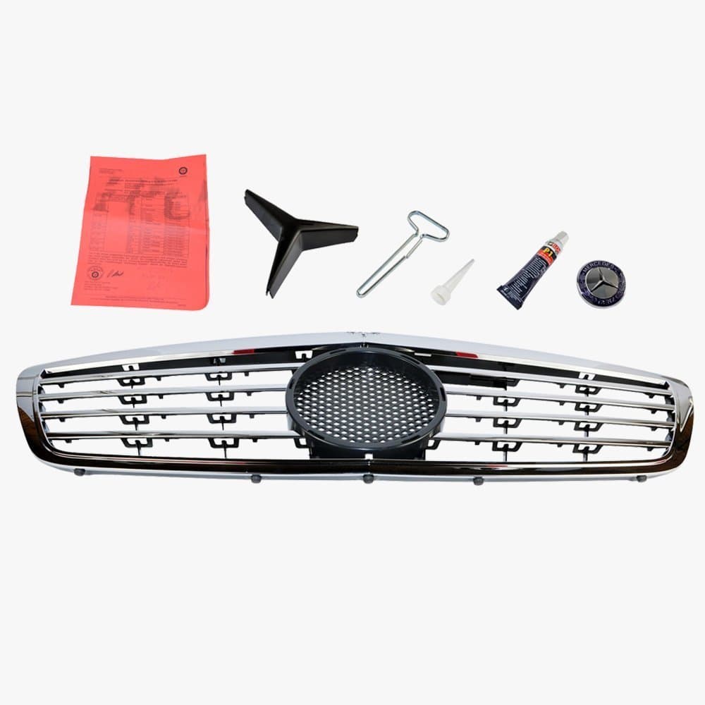 Mercedes-Benz Front Sport Hood/Bonnet Grill 221 S-Class Schatz Tuning Germany