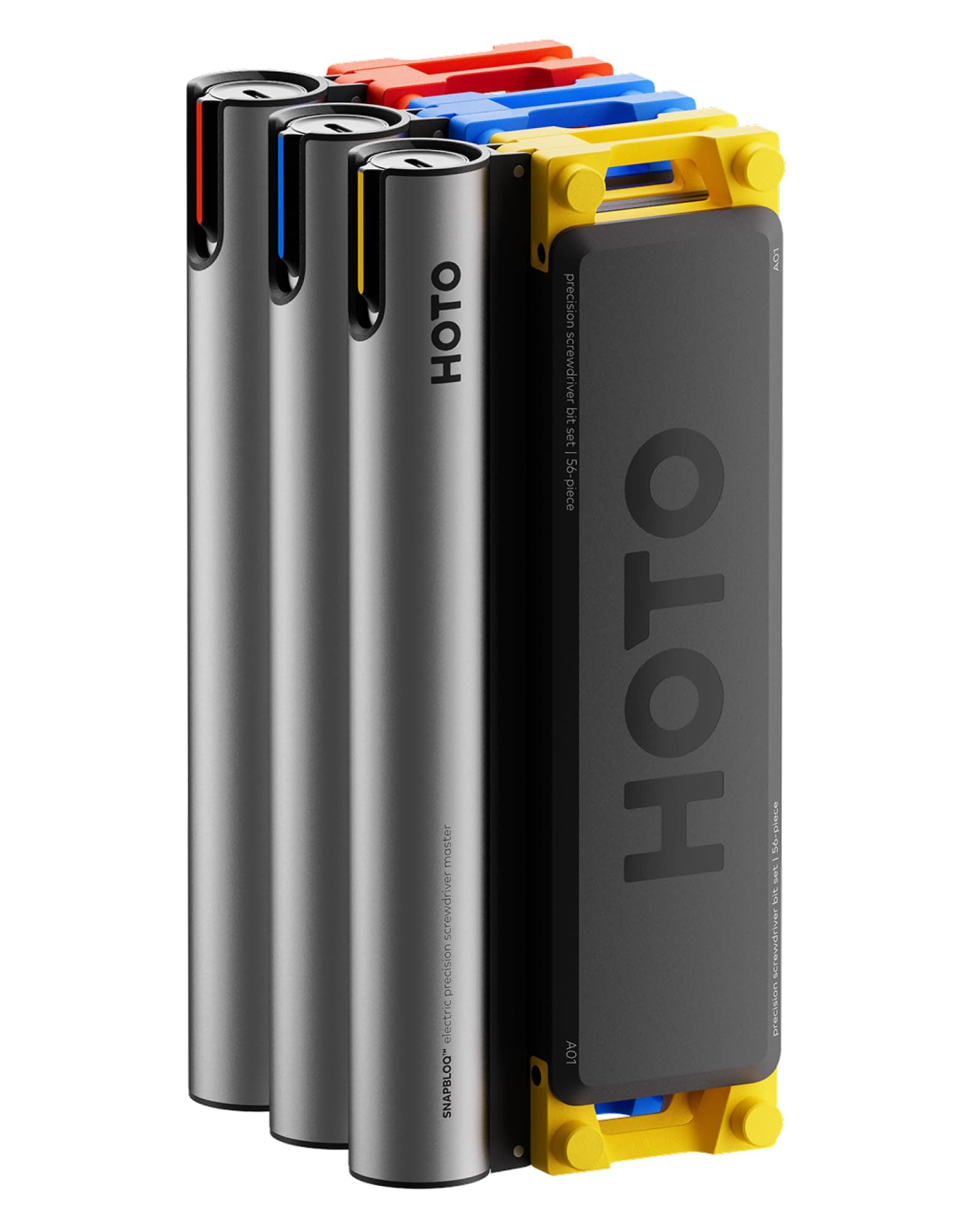 - HOTO SNAPBLOQ 3-in-1 Mini Power Tool Kit – Mini Drill & Rotary Tool, Electric Screwdriver with 114 Accessories, Magnetic Modular System, Ideal for 3D Printing Finishing, Electronics Repair, DIY Crafts