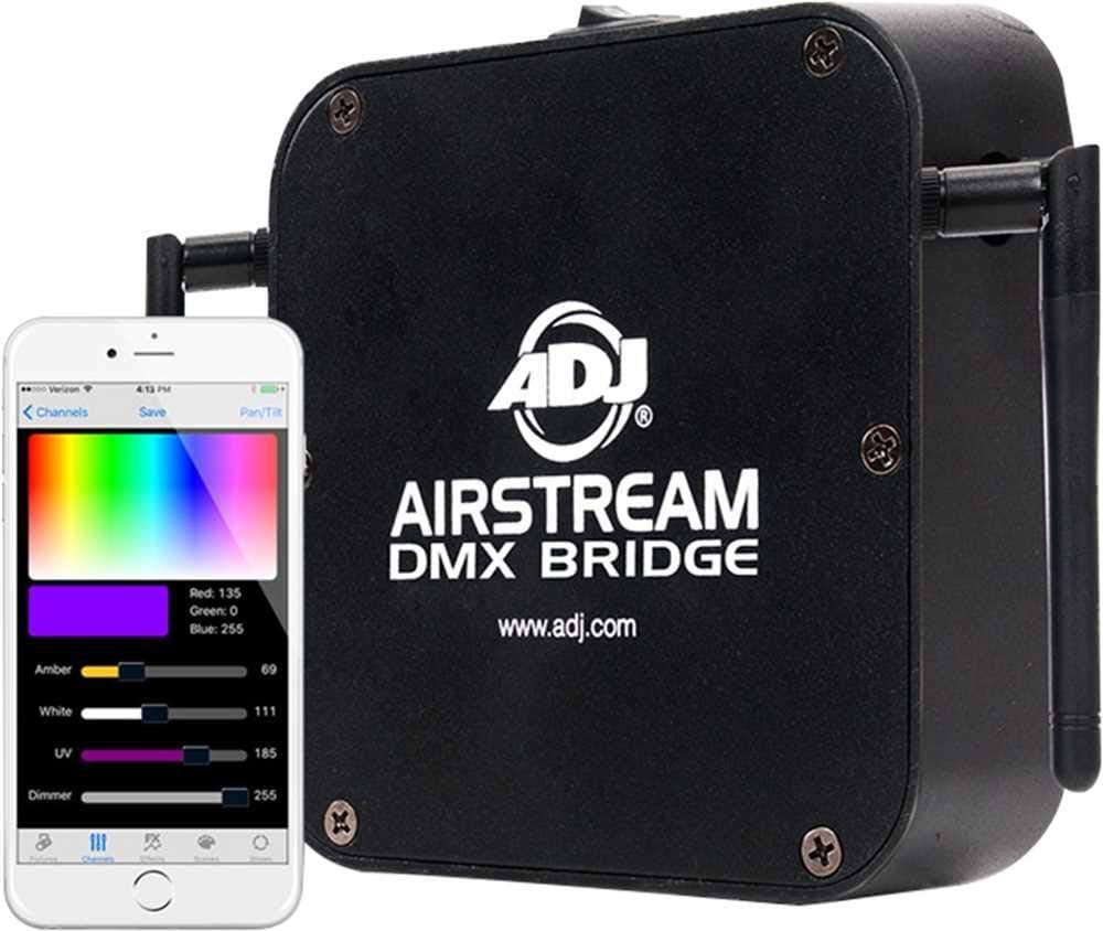 ADJ Products, Airstream DMX Bridge, Control Any DMX Devices with 3-Pin XLR AIR286