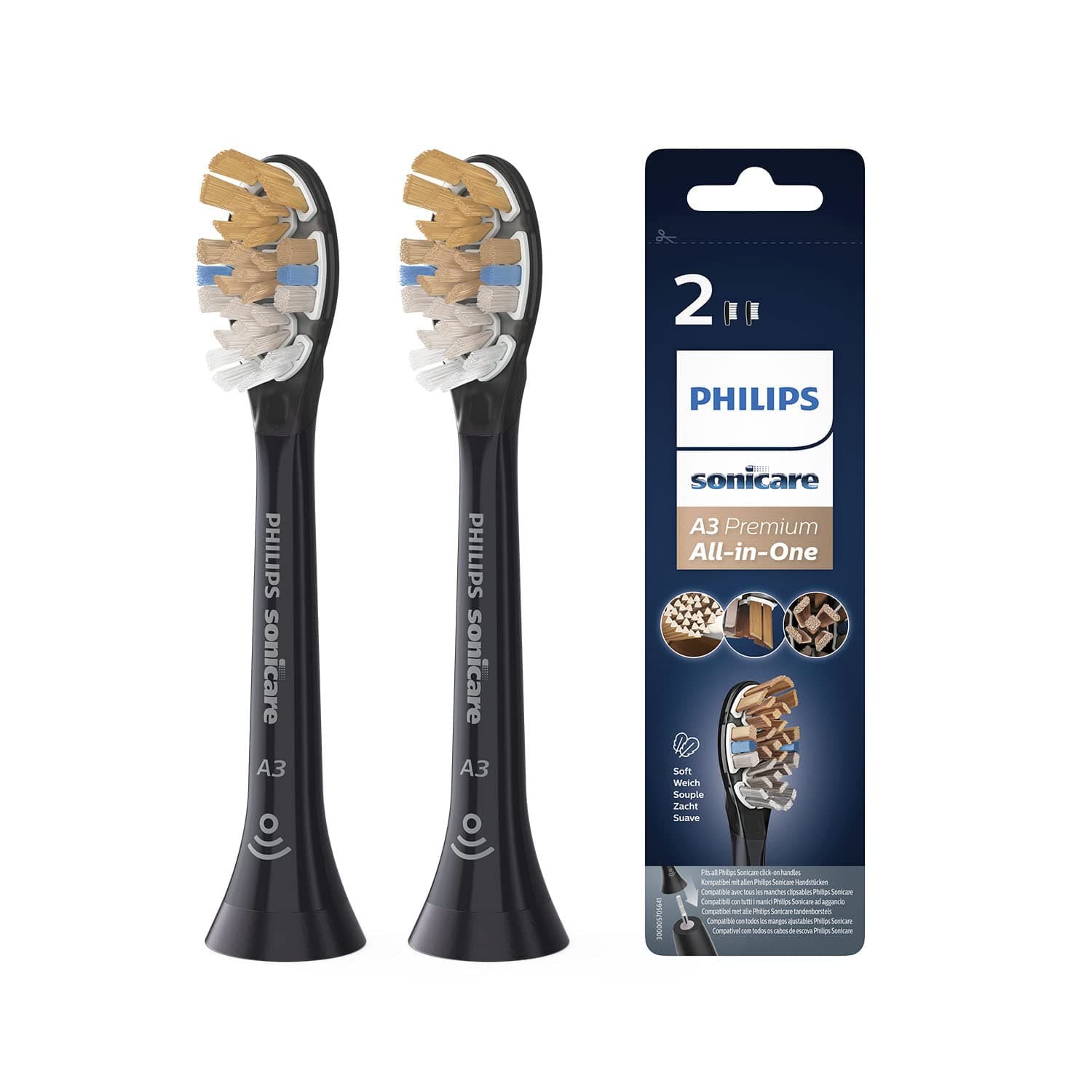 Philips 2pack Standard sonic toothbrush heads