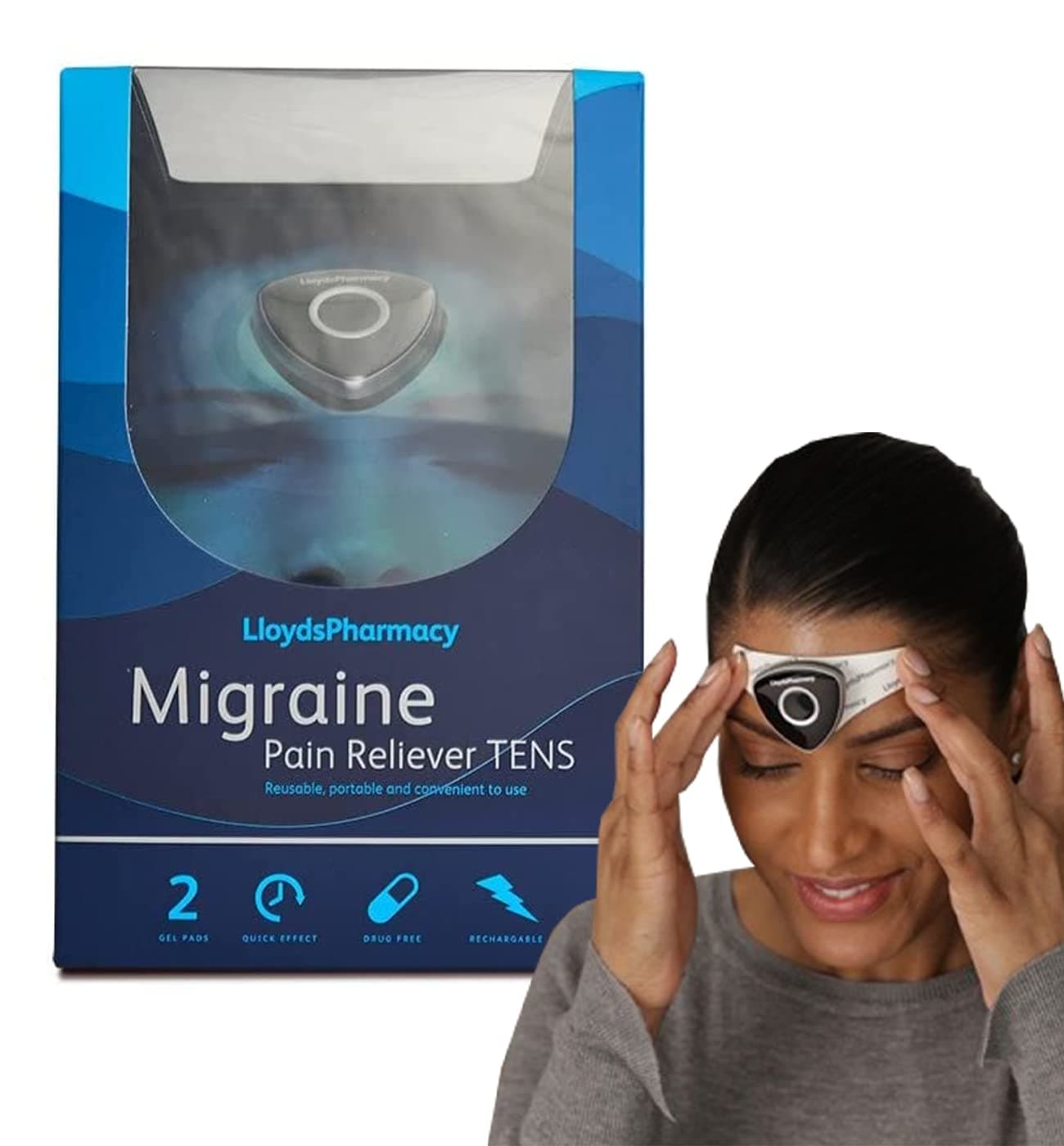 LloydsPharmacy Migraine Pain Reliever TENS Machine