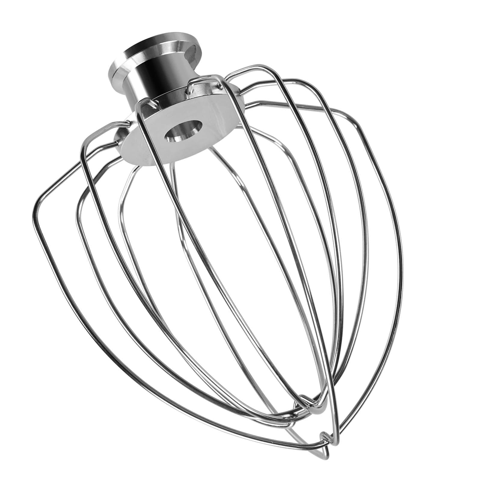 MMOBIEL 6-Wire Whip Attachment Replacement Stainless Steel Whisk Compatible with KitchenAid KitchenAid K45, KSM15, KSM110, KSM103, KSM75, KN15, and KSM90 Stand Mixer Accessories