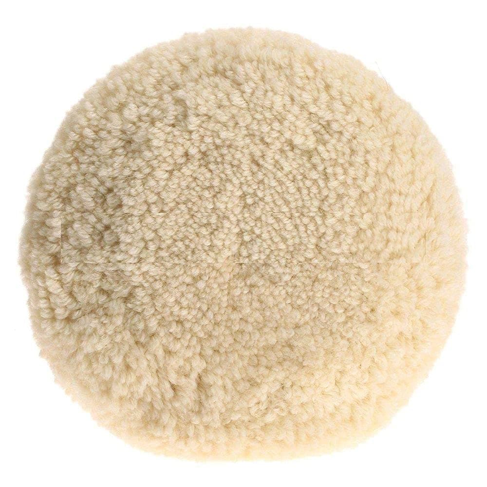 DIY Crafts CT-DIY-HI-32918 7"inch Car Polishing Soft Wool Auto-Stick Pad Buffing Cleaning Polisher Kit for Floor Furniture Glass Car