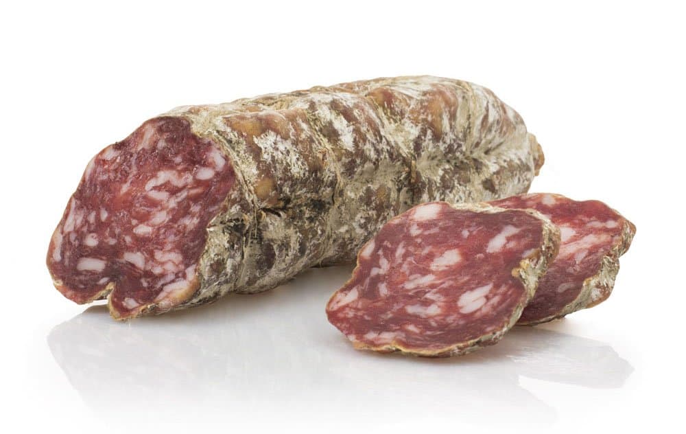 Driss, Salami, slice, exclusive italian recipe, italian food by Salumi Pasini, 220 gr