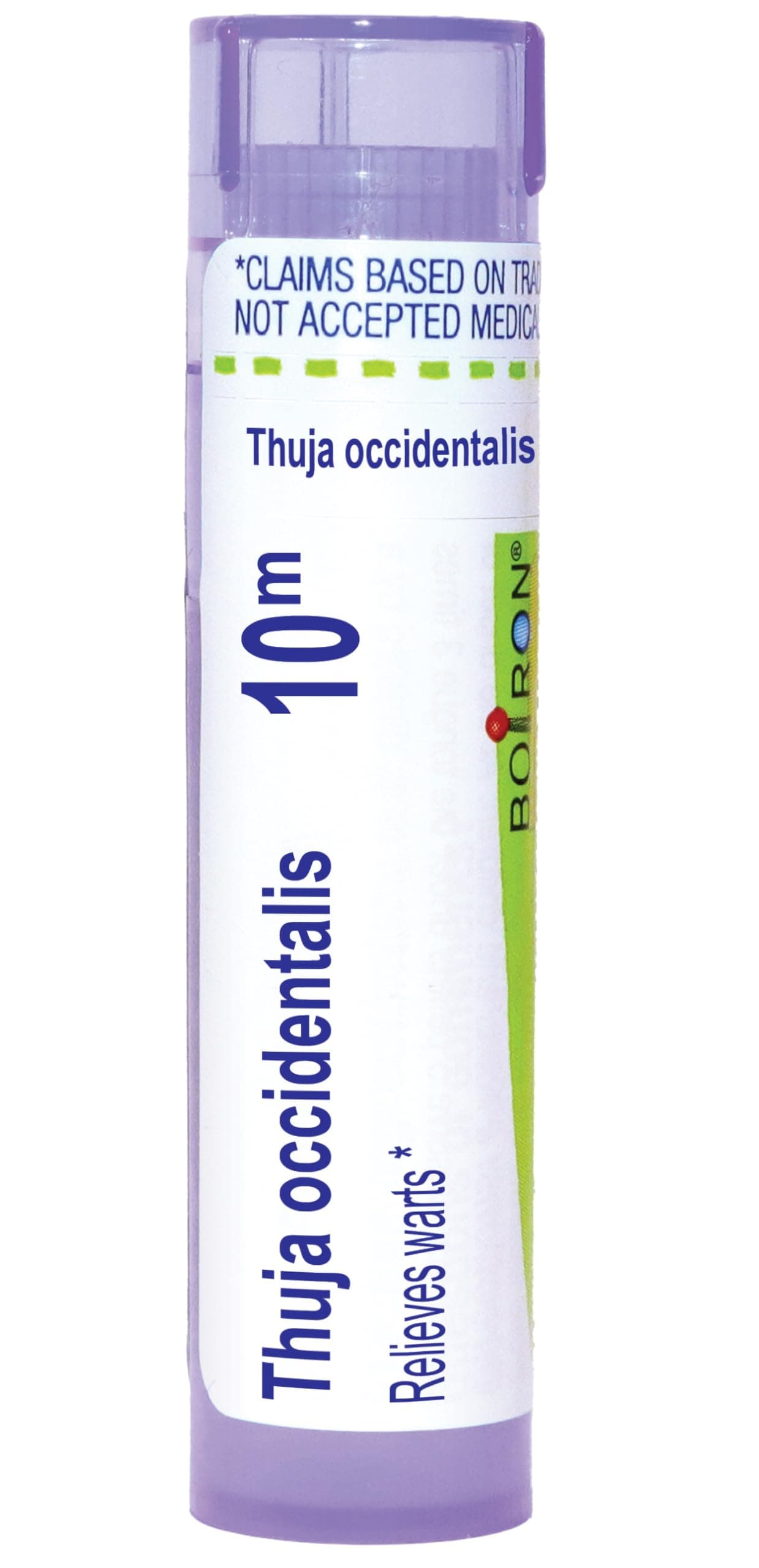 Boiron Thuja Occidentalis 10M Homeopathic Medicine for Warts - 80 Pellets