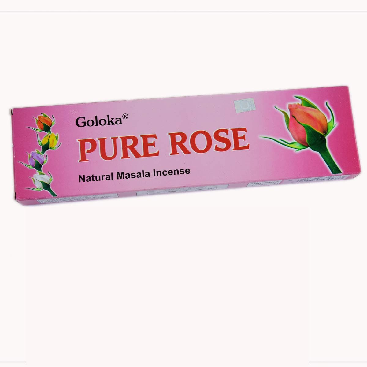Pure Rose Masala Agarbathi (Incense) Sticks Pack of 2 (100 Grams Each Pack) Handrolled | Long-Lasting Pure Rose Fragrance for Home, Pooja, Meditation | 40 min Burn | Masala agarbatti