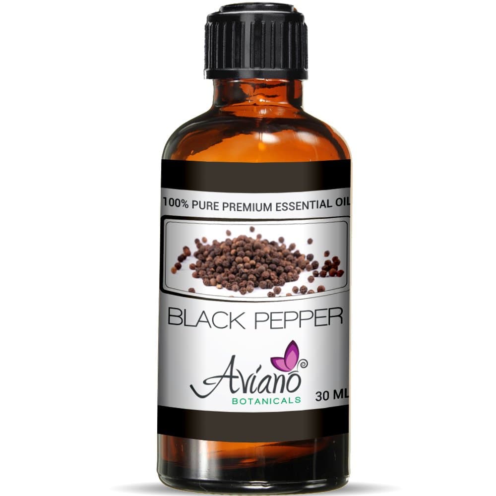 Black Pepper Essential Oil - 100% Pure Blue Diamond Therapeutic Grade By Aviano Botanicals (30 ml)