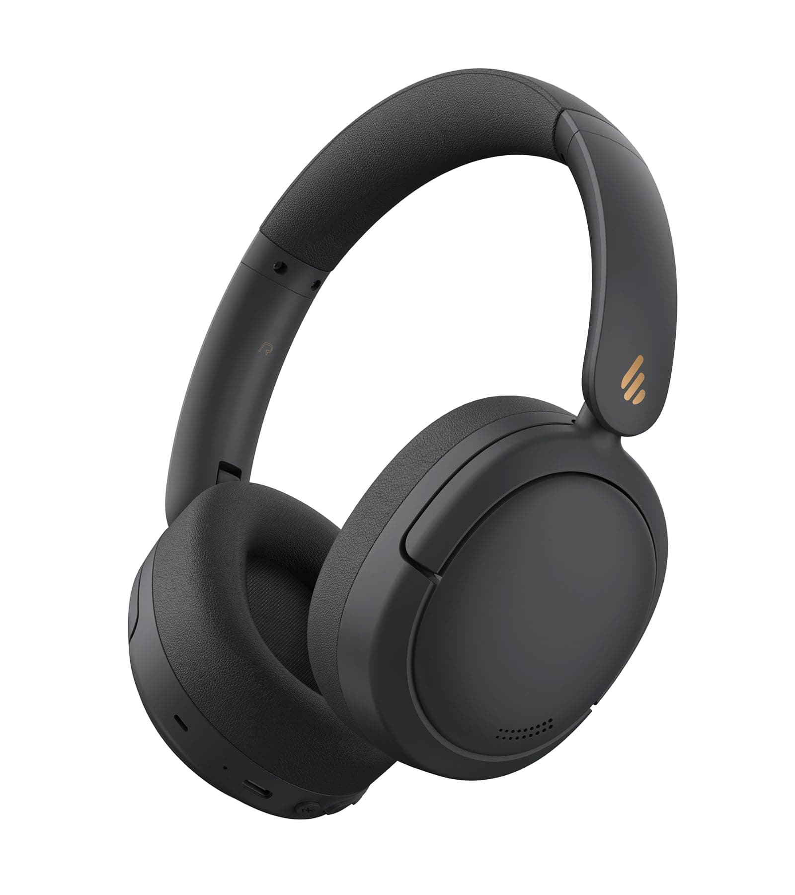 W800BT Pro Hybrid Active Noise Cancelling Headphones - Hi-Res Audio - AI Call Noise Cancellation - 45H Playtime - Fast Charging - Foldable - Wireless Over-Ear Bluetooth 5.4 Headphones - Black