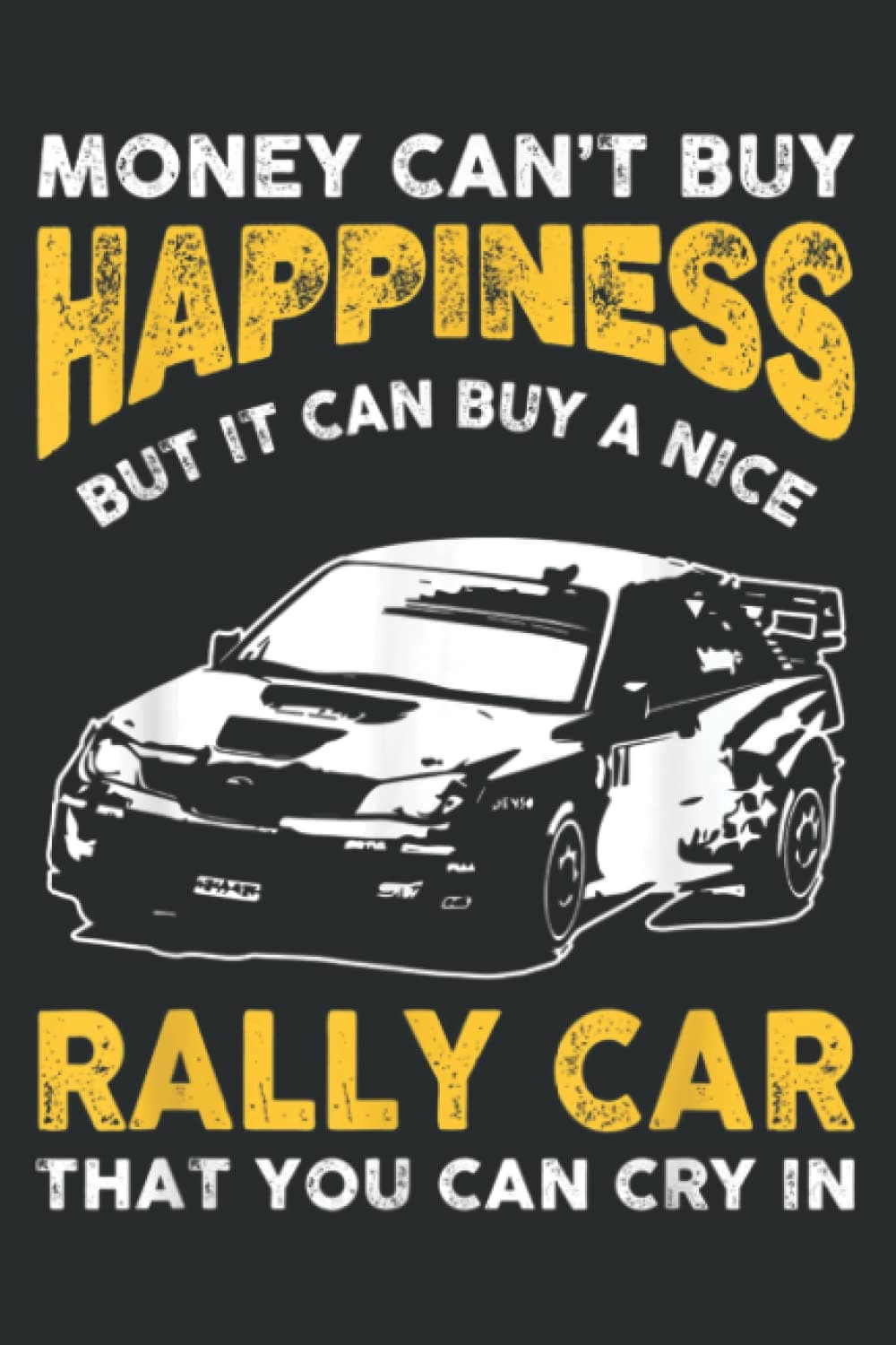 Funny Rally Car Joke Saying for Rally Driver Racing Dad Gift: Papercode Lined Journal Notebook - 6 x 9 Inch, 110 Page Notebooks for Work, Writing, ... Cover College Ruled Journal for Men and Women