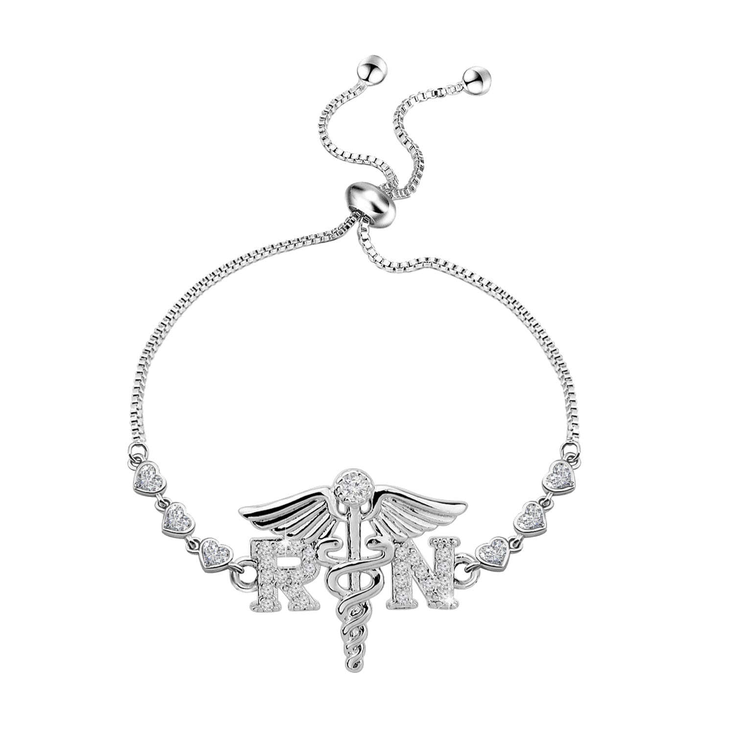 RN Bracelet RN nurse Graduation Gift RN Charm Bracelet Registered Nurse Gift For Graduation