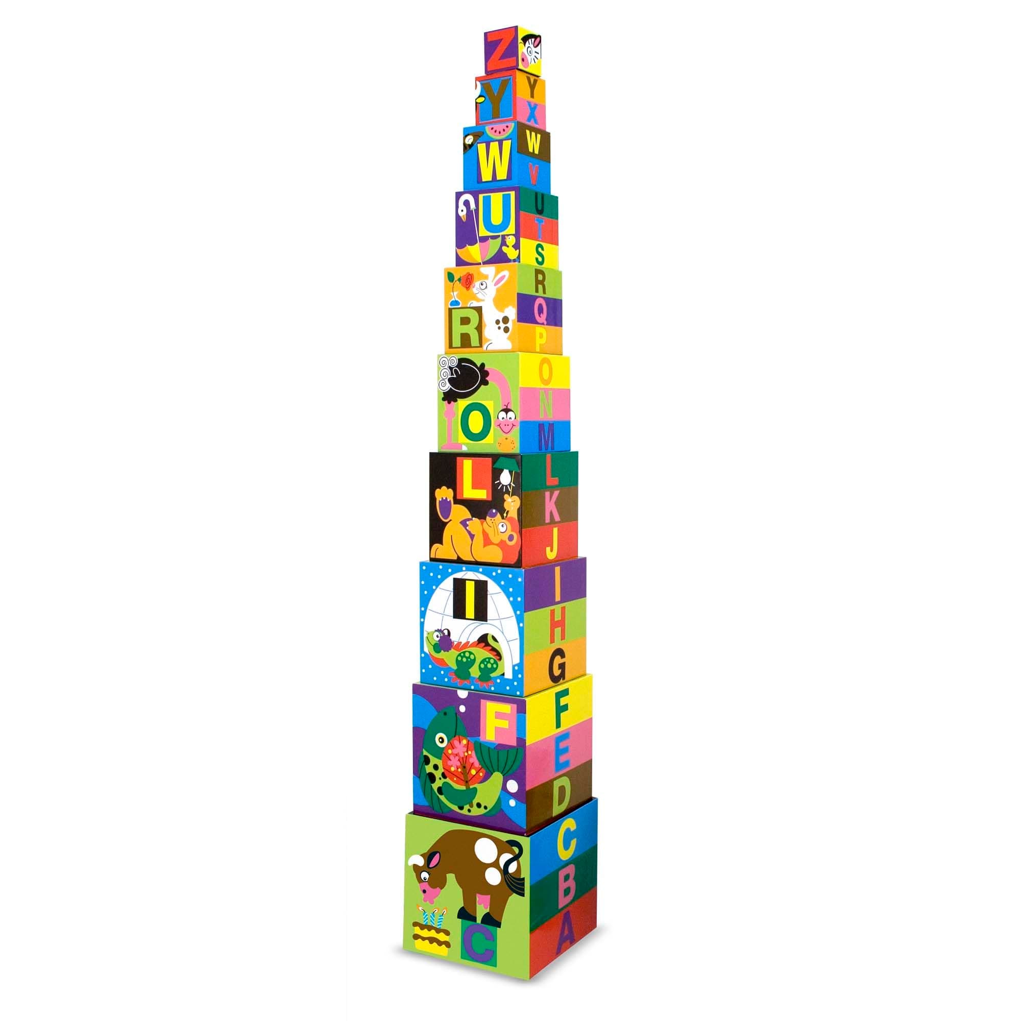 Melissa and Doug Alphabet Nesting and Stacking Blocks (UC)
