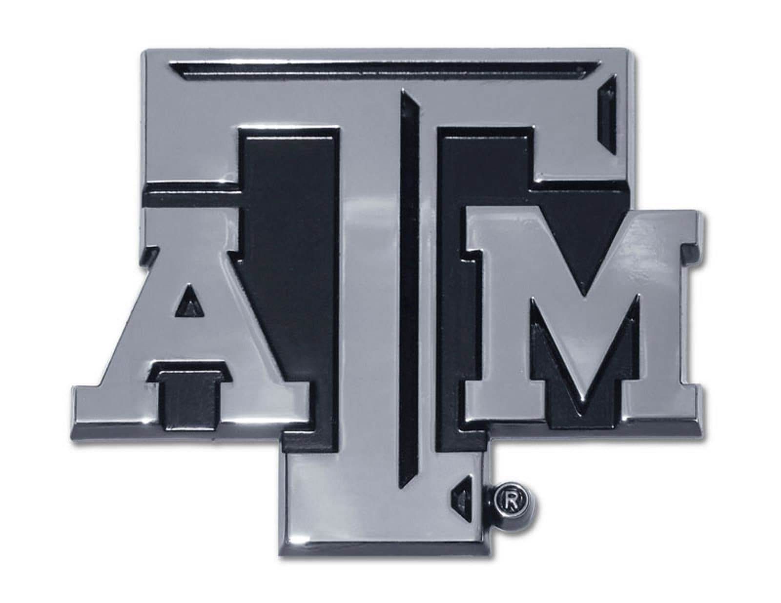 Texas A&M Aggies Premier Chrome Metal ATM Logo Auto Emblem