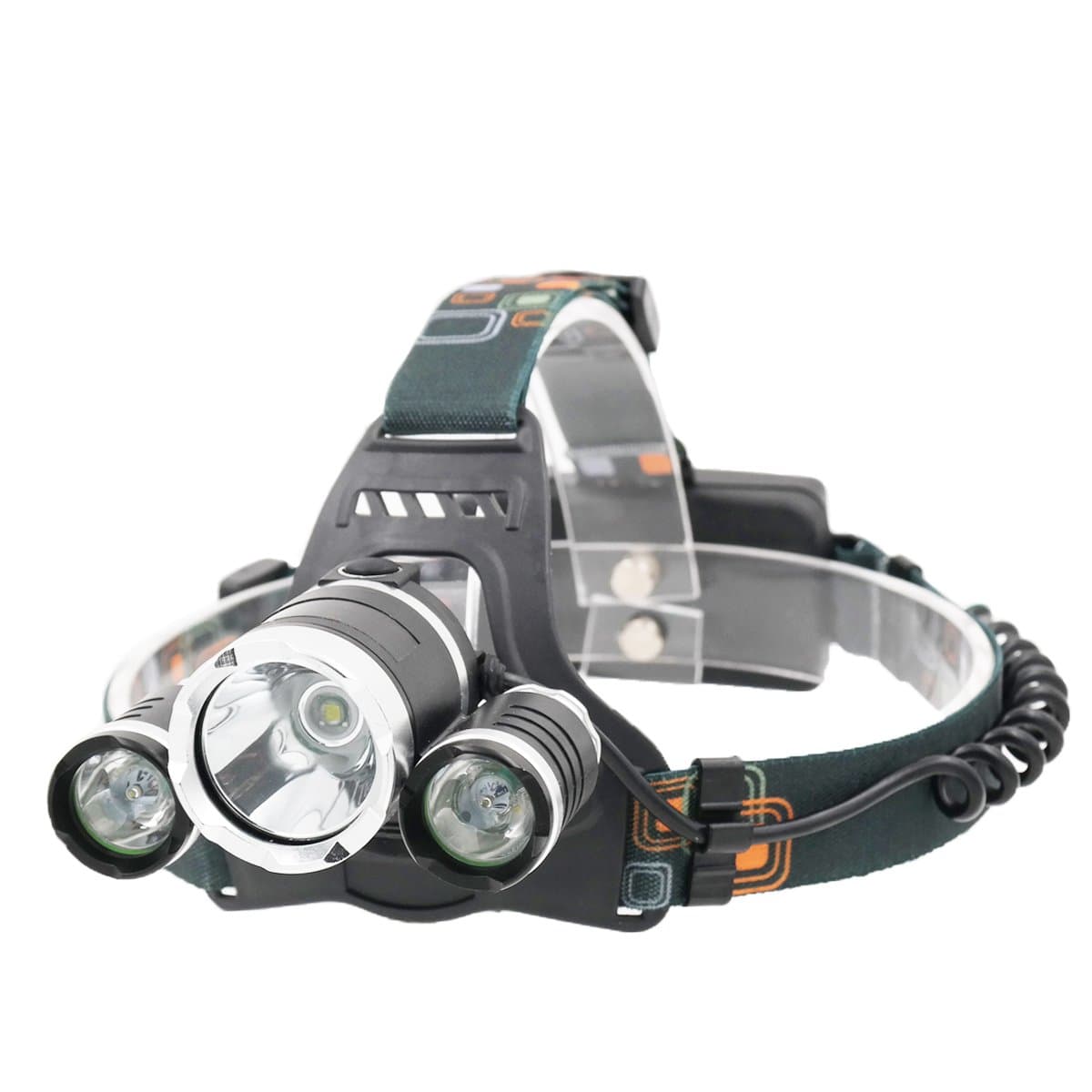 PB-SOAR 5000 Lumens 3 x CREE XM-L T6 LED Headlamp Headlight Flashlight 4 Modes For Outdoor Activities