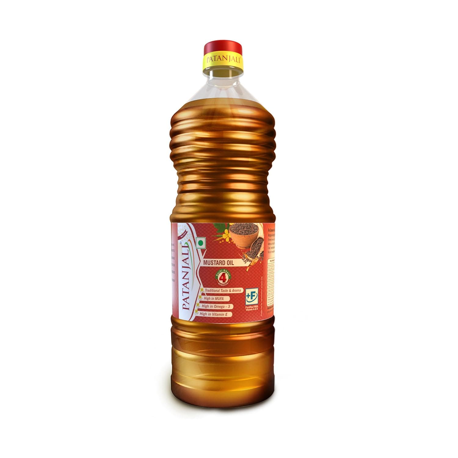 Patanjali Kachi Ghani Mustard Oil, 1 ltr