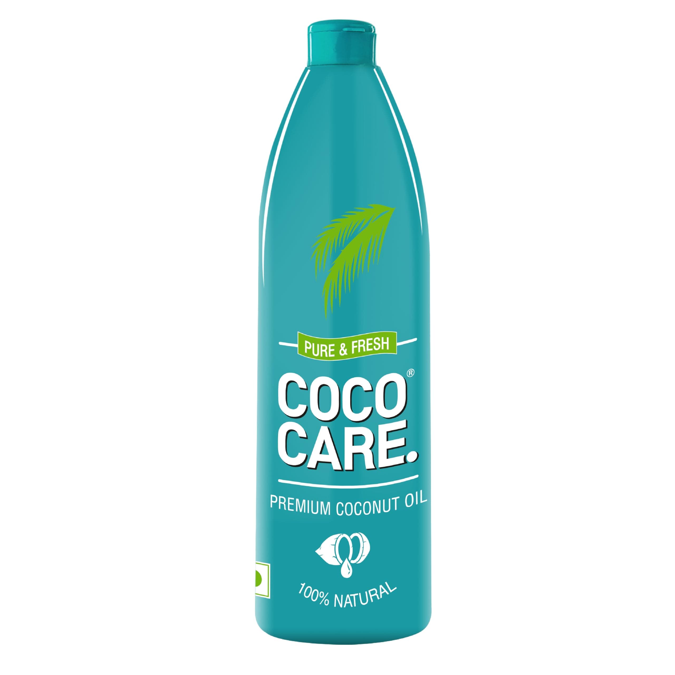 Cococare Coconut Oil 100% Pure & Natural 500ml | Made from Finest Handpicked Dala Khopra from Kerala | Fresh Natural Fragrance | No Added Chemicals, Preservatives or Artificial Perfumes