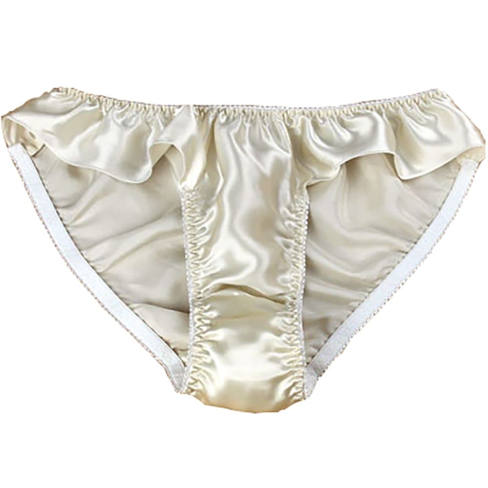 LSHARON SILKLSHARON Women's Sexy 100% Mulberry Silk Briefs Lingerie Gymnastics Thong Ballet Underwear Panties