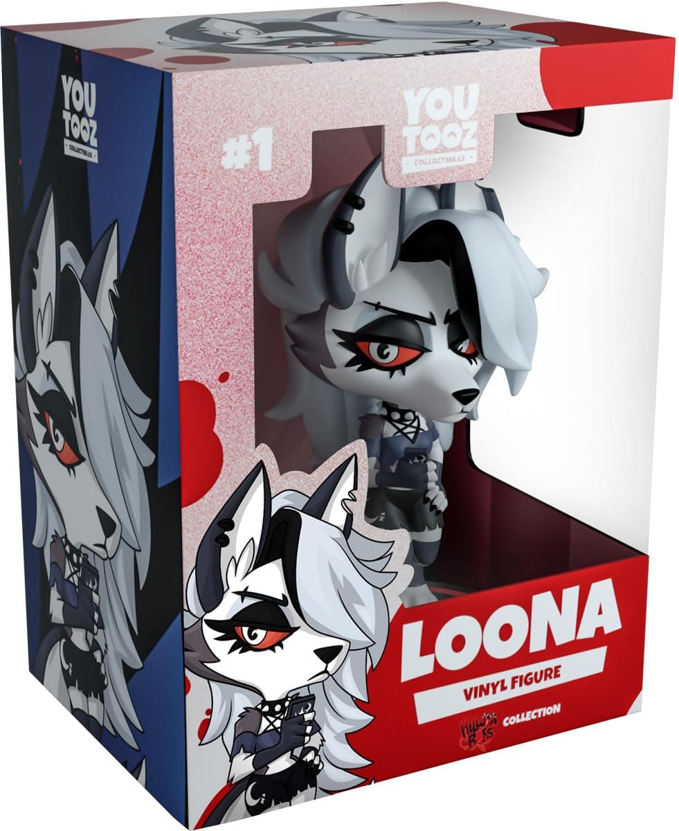 You Tooz - Helluva Boss: Loona, White/Grey/Red/Navy