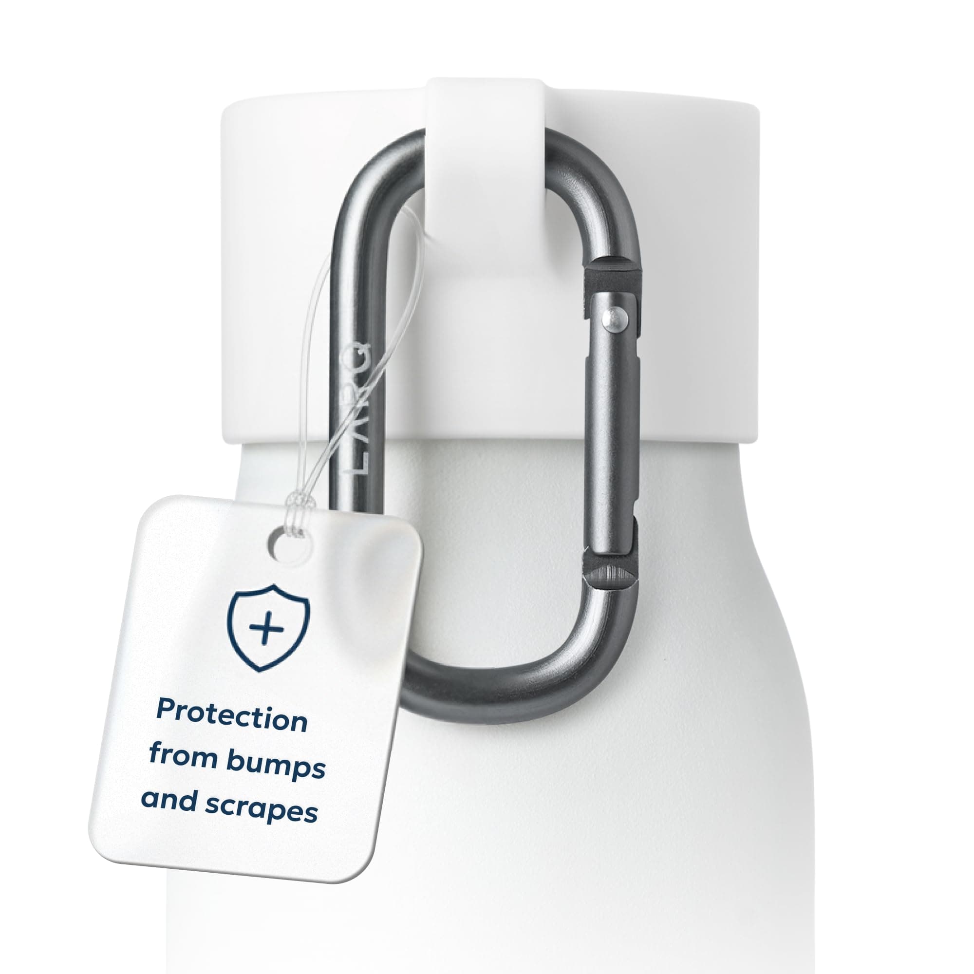 LARQ Active Loop - Bump Protector for Your Cap with Easy Carry Carabiner, Black