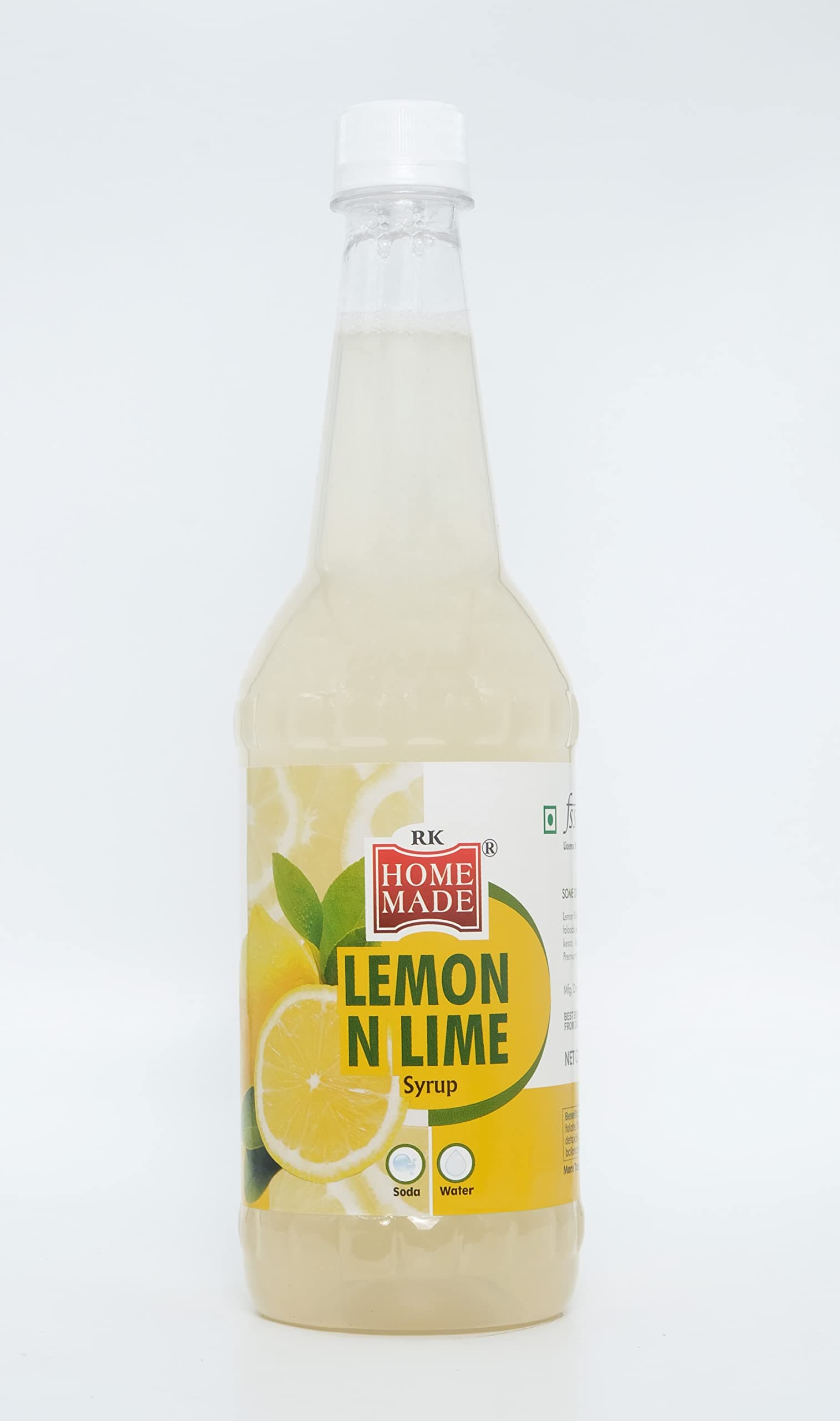 Lemon N Lime Syrup Concentrated Syrups & Squash | Gluten Free | 100 % Vegan & Low Fat | A Perfect Drink For House Parties, Picnics, And Road Trips To Everyone’s Delight 750 - Ml