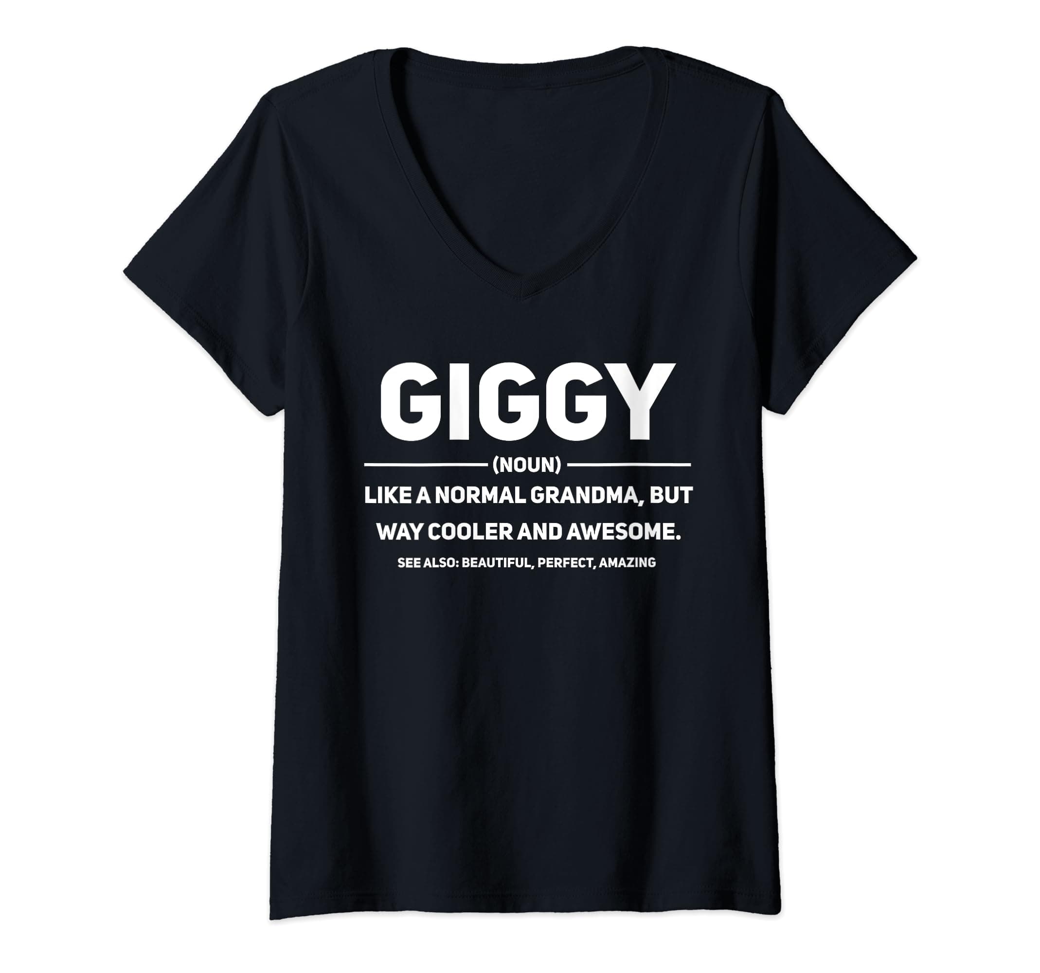Giggy Definition First Time Giggy Promoted To Giggy V-Neck T-Shirt