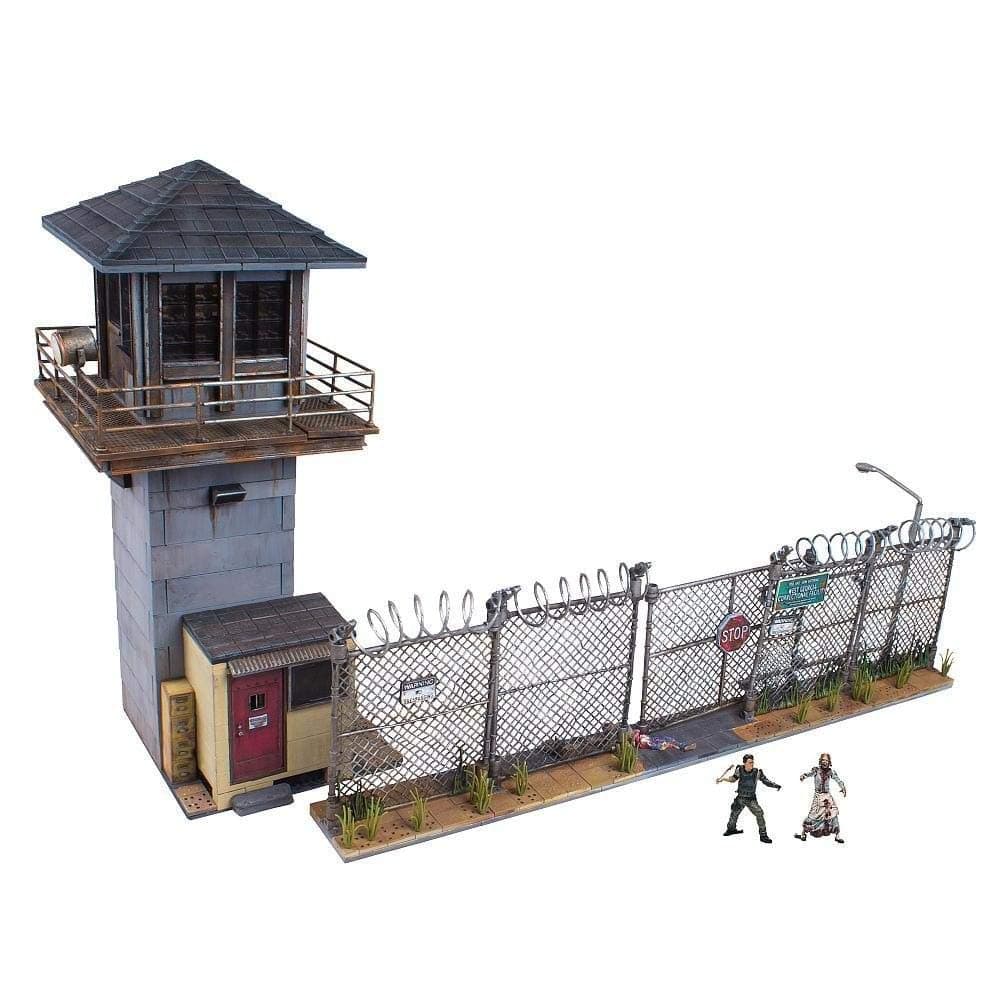 McFarlane Toys Building Sets -The Walking Dead TV Prison Tower & Gate Building Set