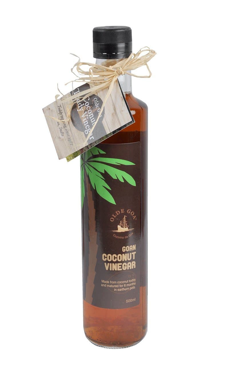 Goan Coconut Toddy Vinegar, with The Mother, Vegan and raw Food, Organic Unpasturised, Pure Coconut Sapp, 500ml