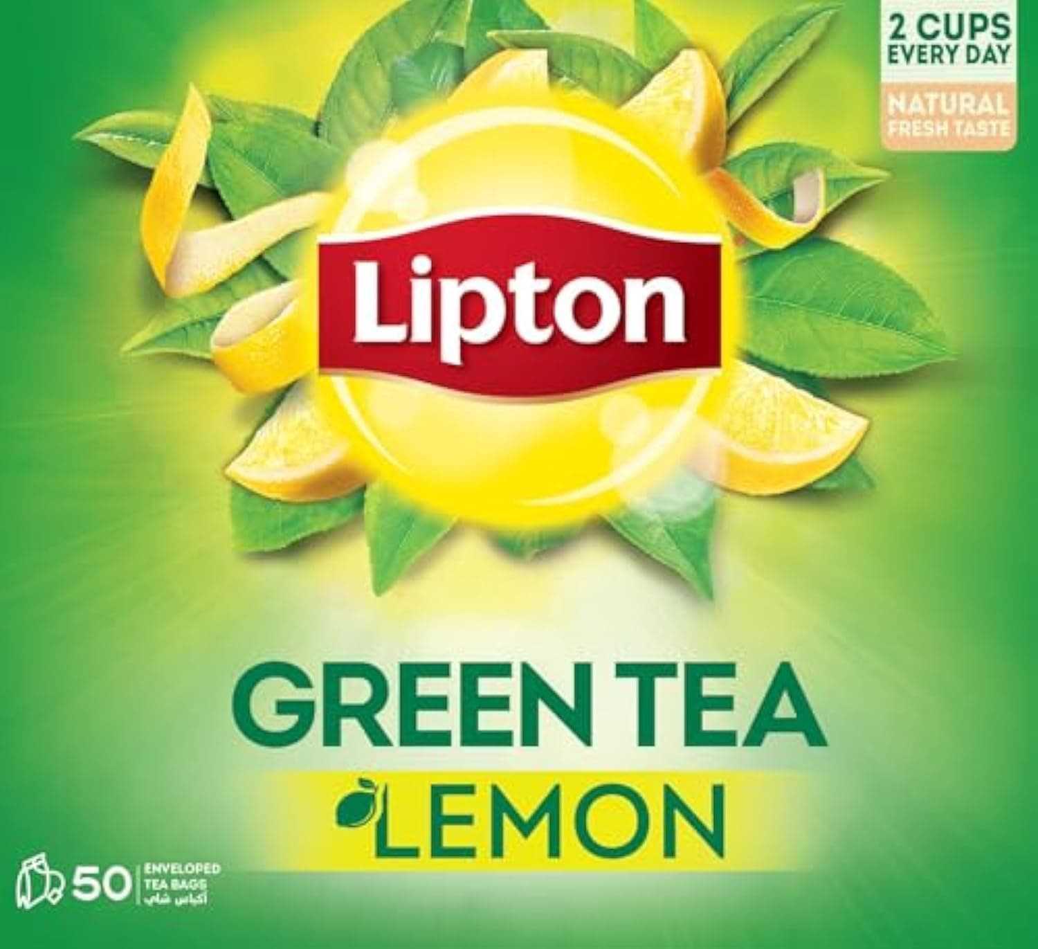 Green Tea Lemon, 50 Envelope Teabags