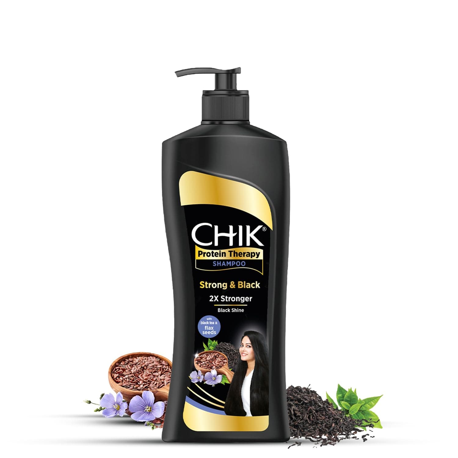 CHIK Thick & Glossy Black Shampoo 340Ml Multi