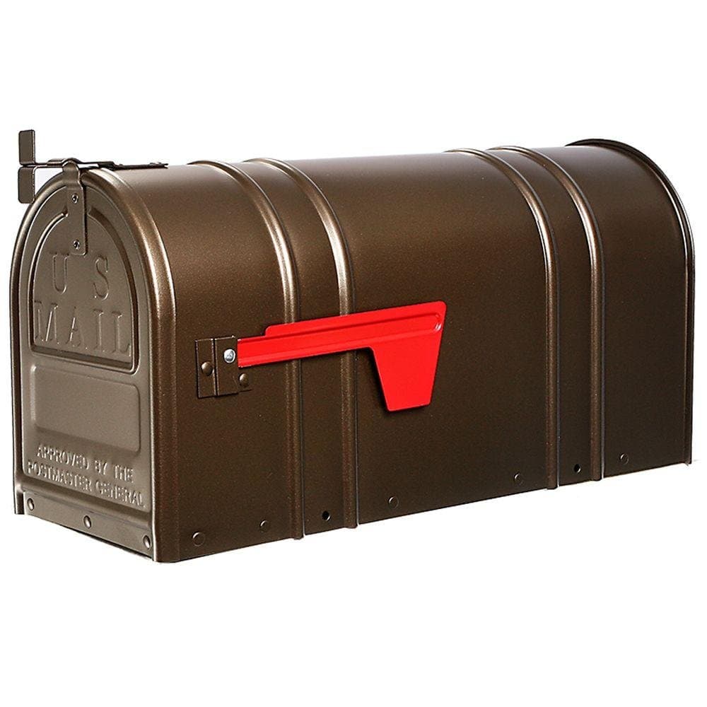 Postal ProCarlton Post-Mount T2 Mailbox, Bronze