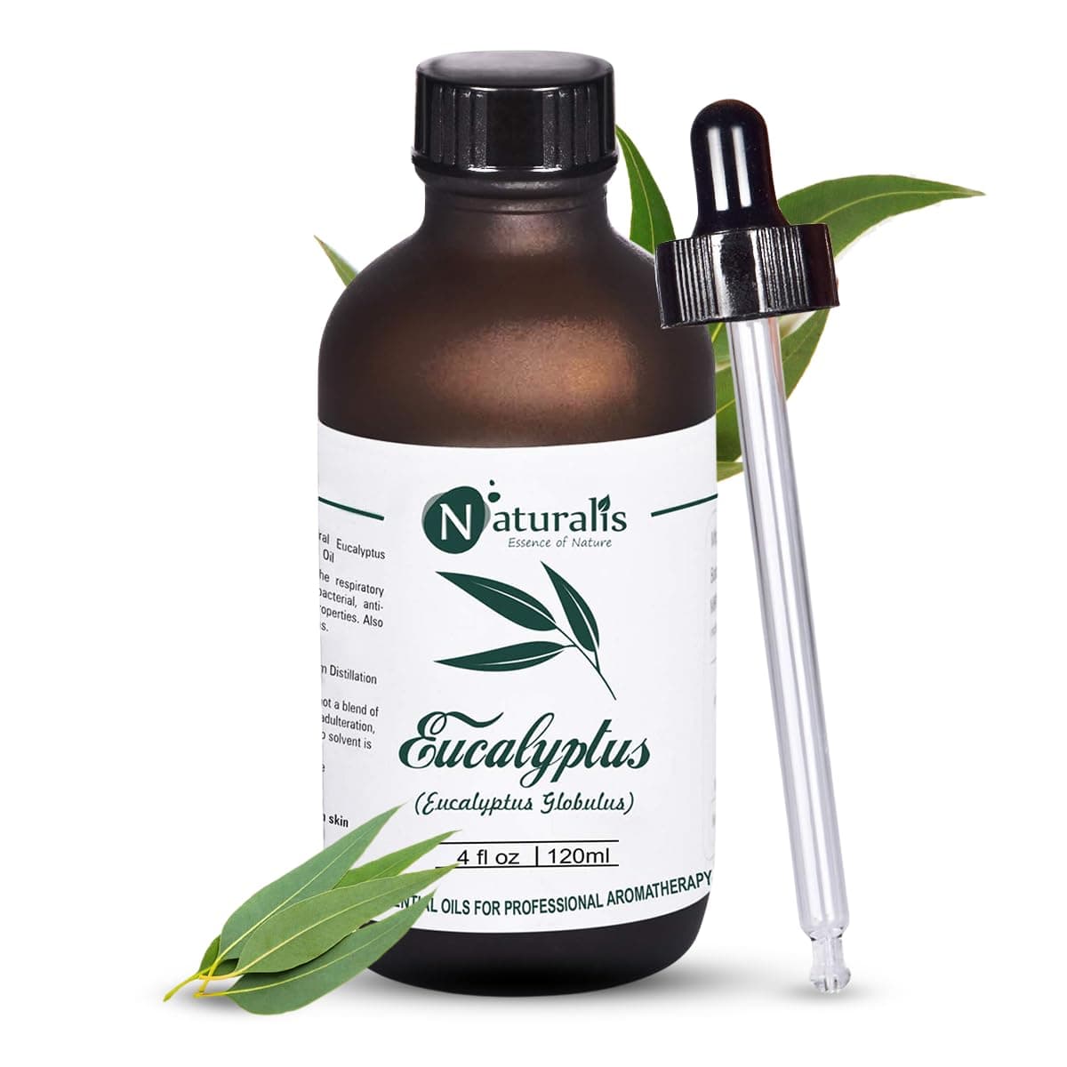 Naturalis Essence Of Nature Pure And Natural Therapeutic Grade High Grade Eucalyptus Essential Oil, 120 ml