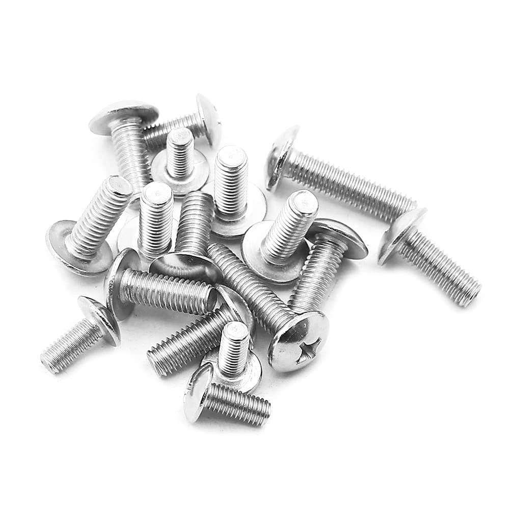 Cosmoska 17 piece fender bolts screws mount kit Stainless Steel For Yamaha Banshee 350 YFZ350 1987-2006 Heel Guards Screws Grill Tank Side Cover Bolts Replacement 90149-06306 90150-06037 90154-05013