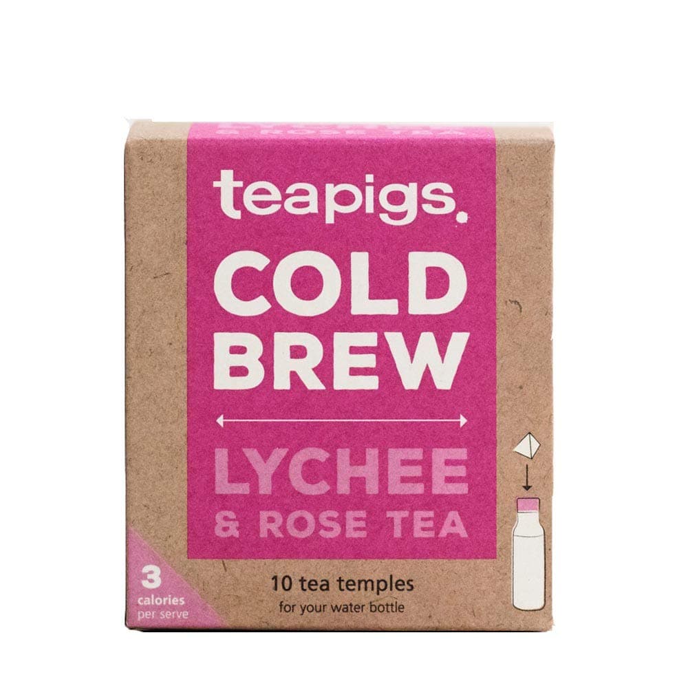 Teapigs Lychee And Rose Cold Brew Tea Bags (1 Pack Of 10 Tea Bags)