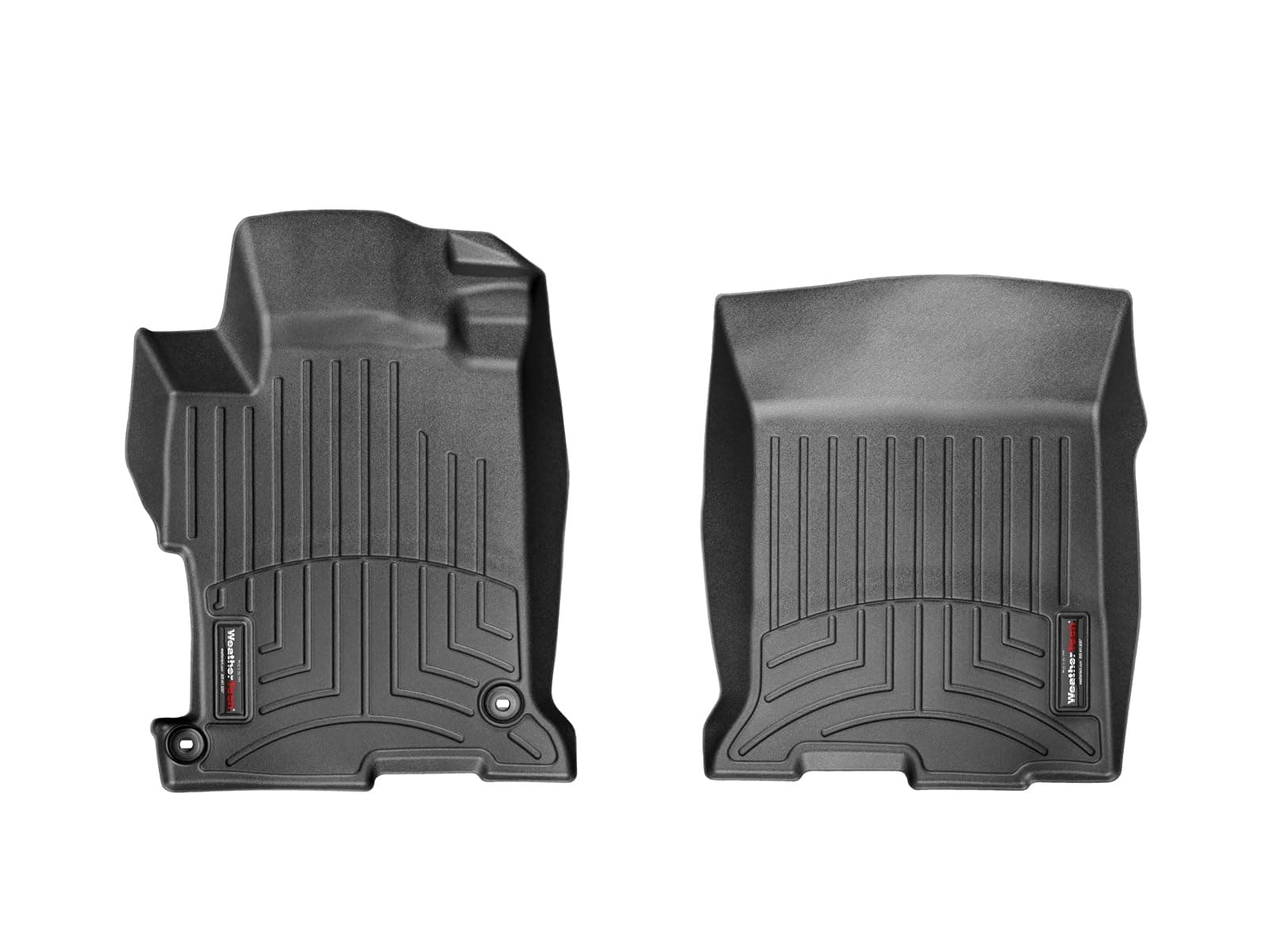 WeatherTech Custom Fit FloorLiners for Honda Accord, Accord, 1st Row (444811), Black