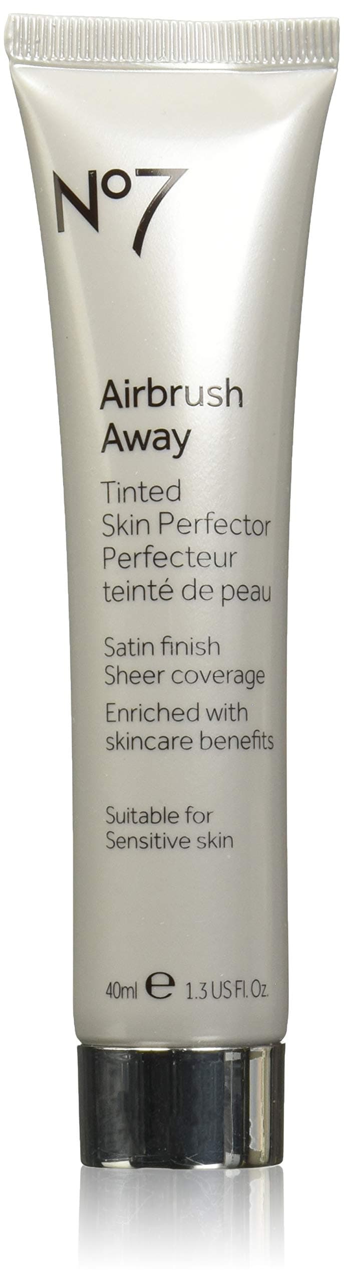 Zetuti no7 Airbrush Away Tinted Skin Perfector, 1.35 oz Light
