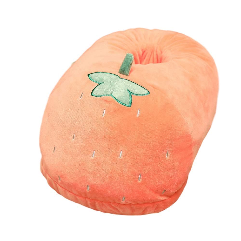 Women's Novelty Giant Double Feet Slippers Household Plush Foot Warmers