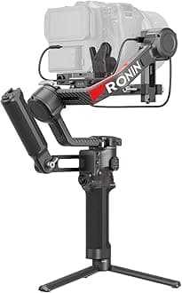 DJI RS 4 Pro Combo, 3-Axis Gimbal Stabilizer for DSLR & Cinema Cameras Canon/Sony/Panasonic/Nikon/Fujifilm, Native Vertical Shooting, 4.5kg/10lbs Payload, UAE Version, Official Warranty Support