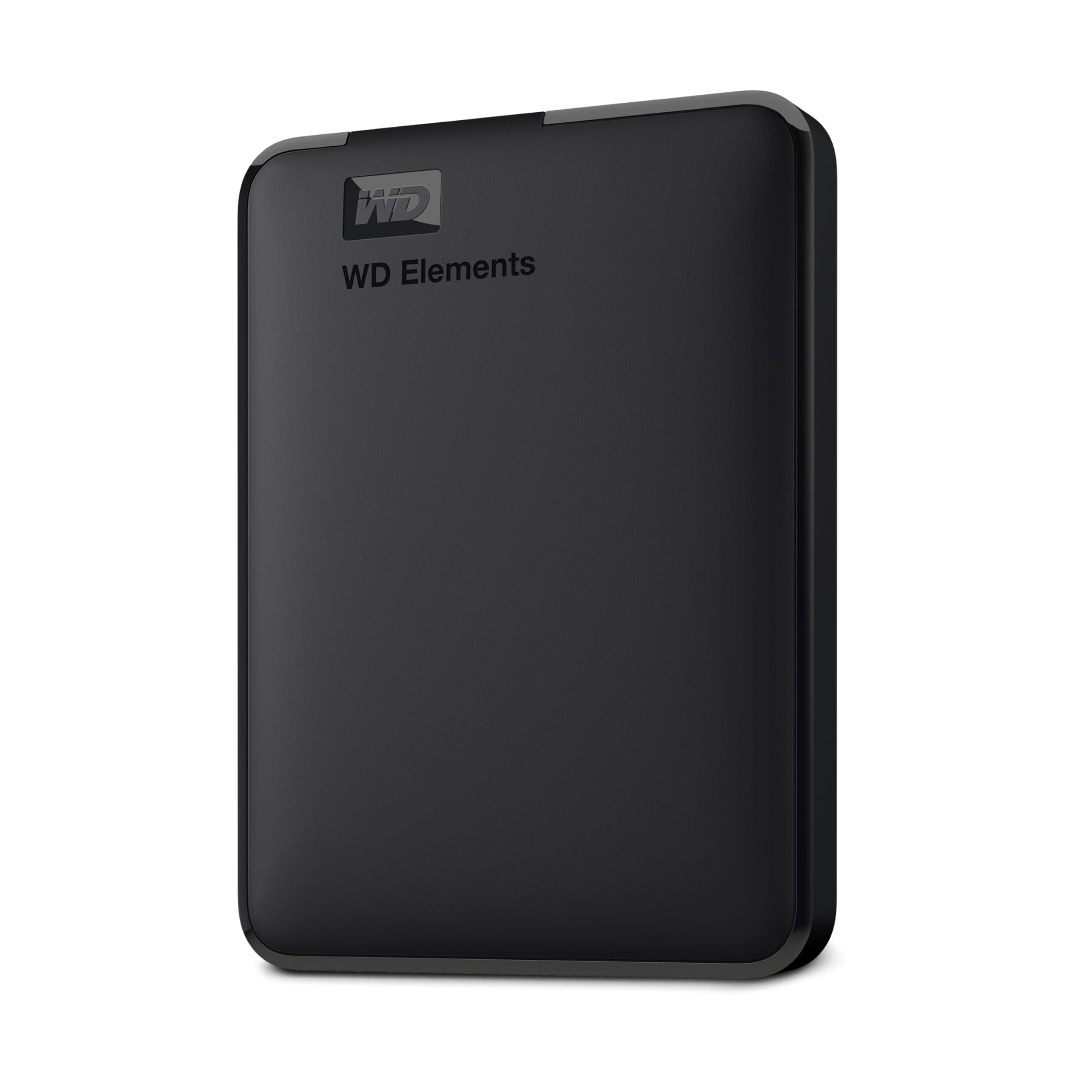 WD 2TB Elements portable external hard drive, USB 3.0 interface, portable external storage, Plug-and-Play, SuperSpeed USB 3.2 Gen 1, Formatted for PC and Mac, Black