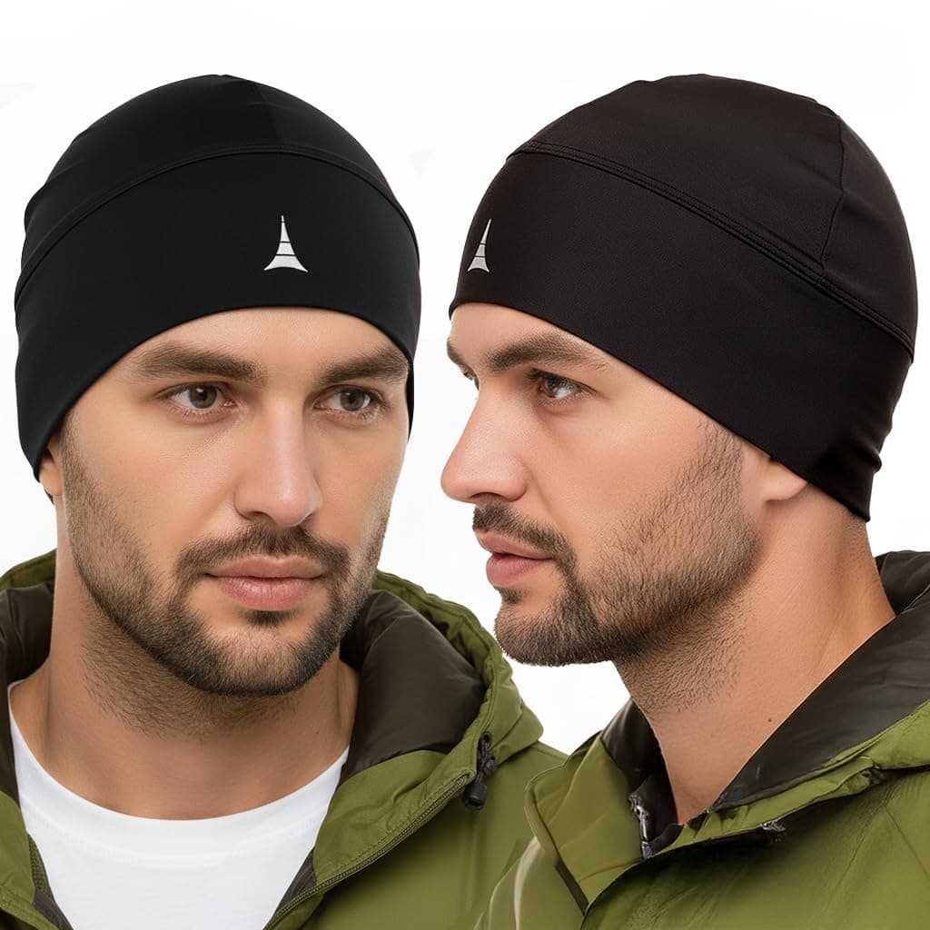 Helmet Liner Skull Cap Beanie. Ultimate Thermal Retention and Performance Moisture Wicking. Fits Under Helmet