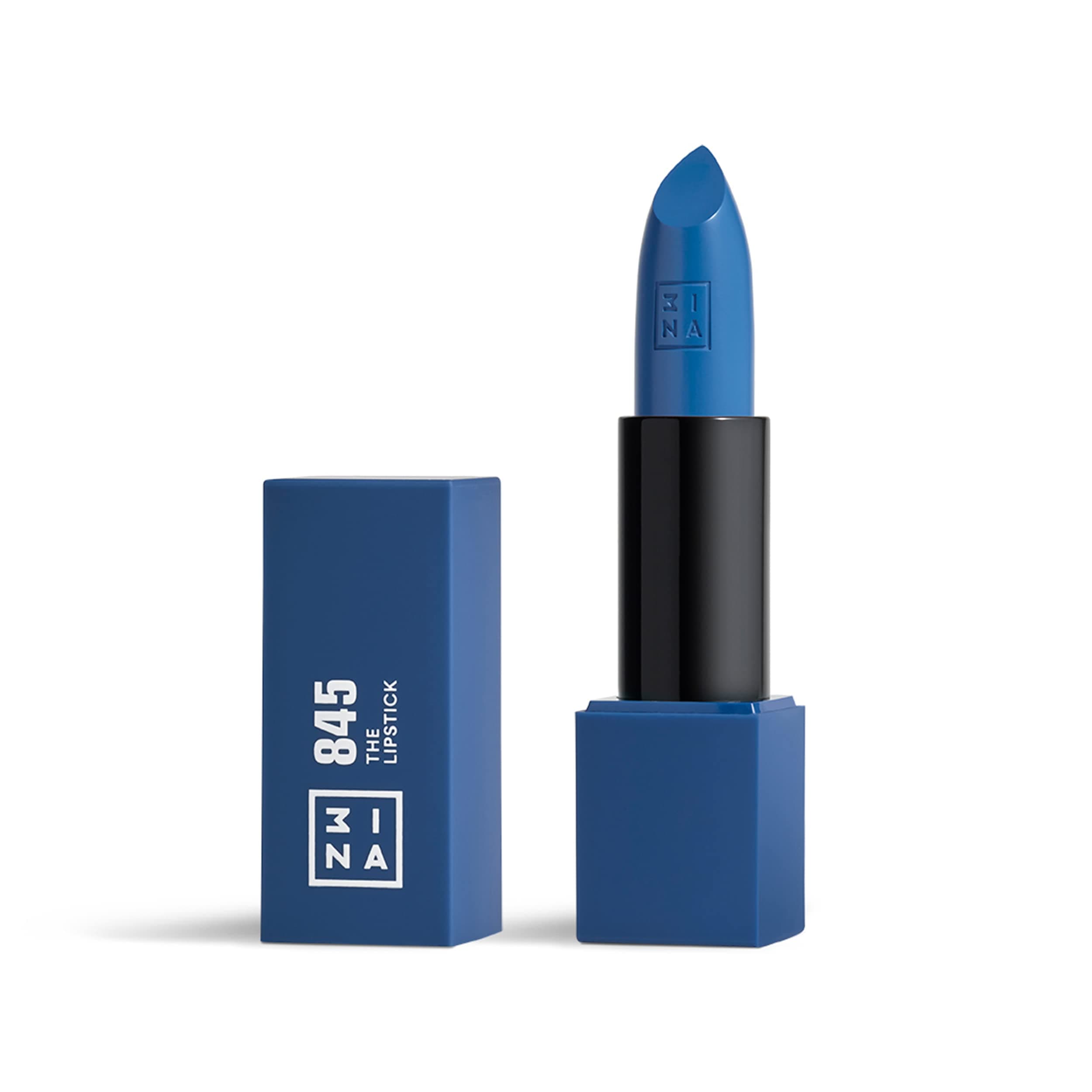 MAKEUP - Vegan - Cruelty Free - The Lipstick 845 - Blue Lipstick - 5h Lasting Lipstick - Highly Pigmented - Matte - Vanilla Scented - Lipstick with Magnetic Cap