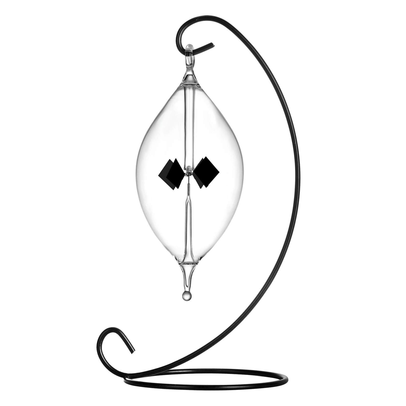 DORAMI Transparent Solar Power Radiometer Metal Frame Sun Light Energy Spinning Vanes Windmill Gift Home Desk Decoration