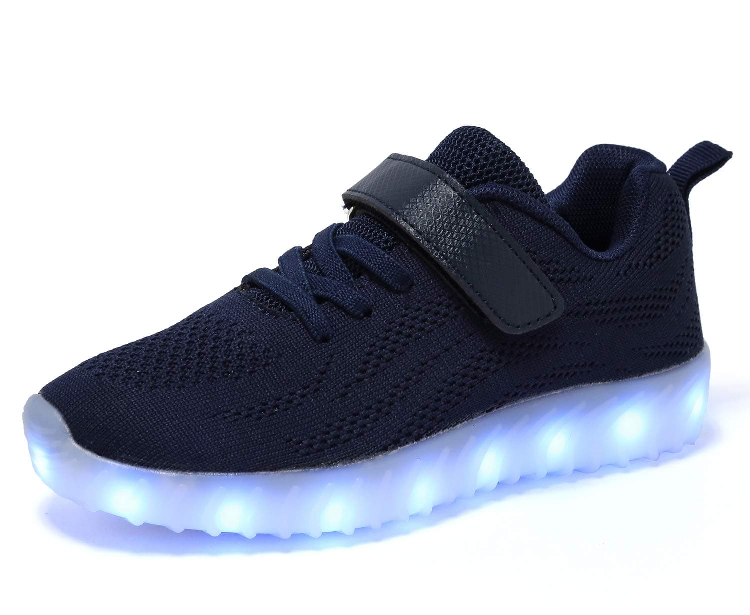 Kids Led Light Up Shoes Luminous Flashing Sneakers for Boys Girls (Toddler/Little Kid/Big Kid) Blue 9.5UK Kid/EU 27