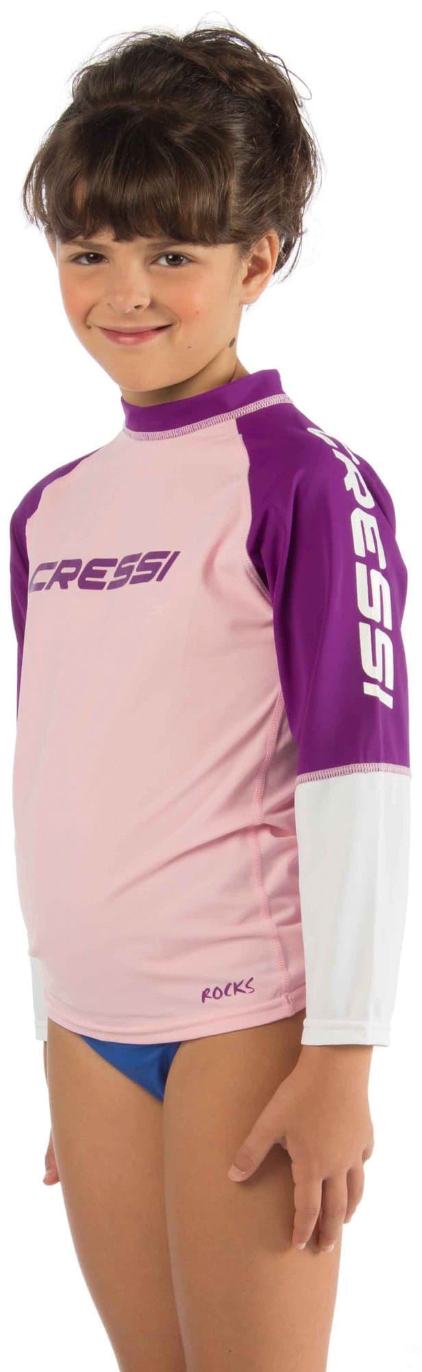 Cressi YOUNG LONG SLEEVE RASH GUARD, Boys Girls Rash Guard for Swimming, Surfing, Diving - Cressi: Quality Since 1946