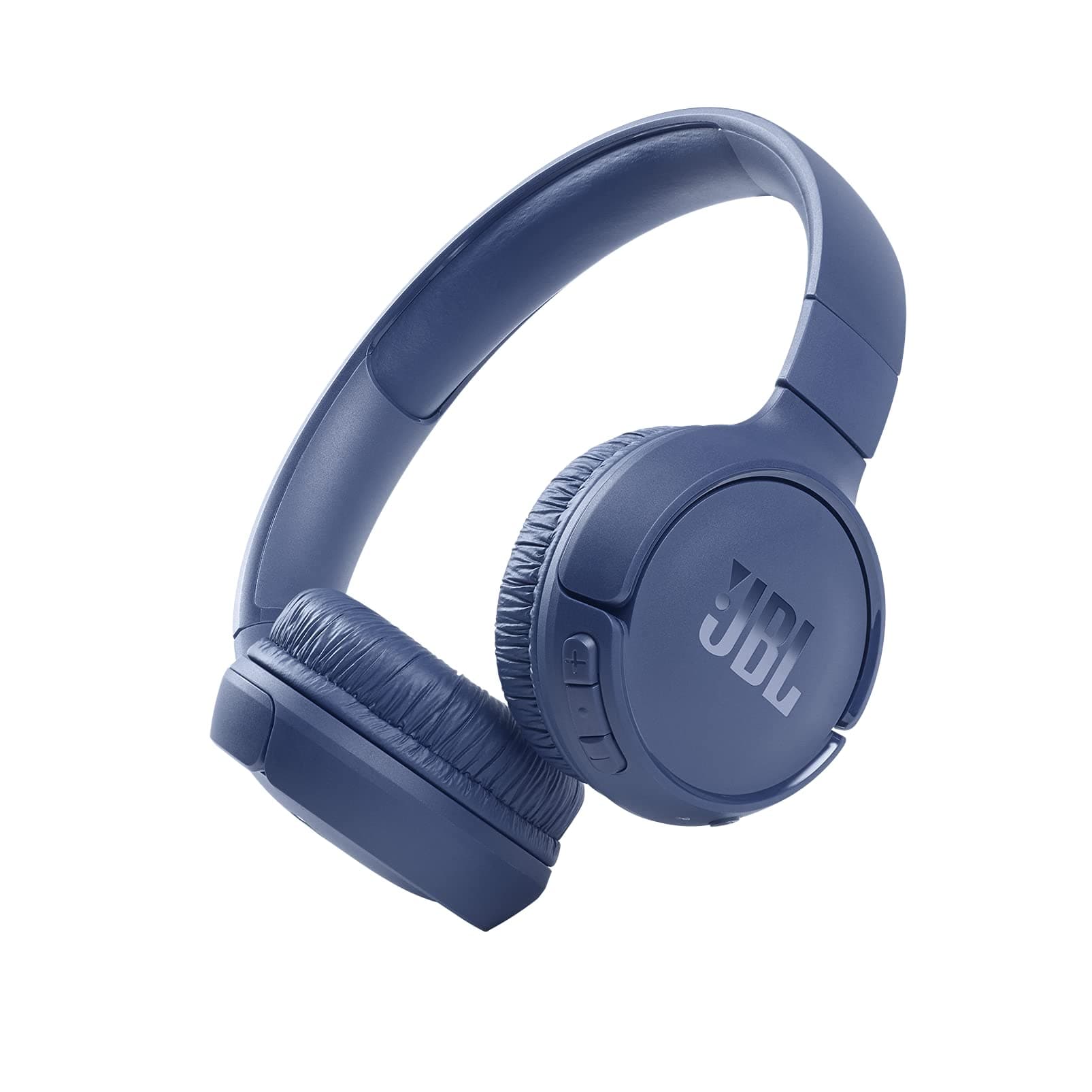 Tune 510BT - Bluetooth headphones with up to 40 hours battery, microphone for call, foldable and comfortable, Android and iOs compatible (Blue)