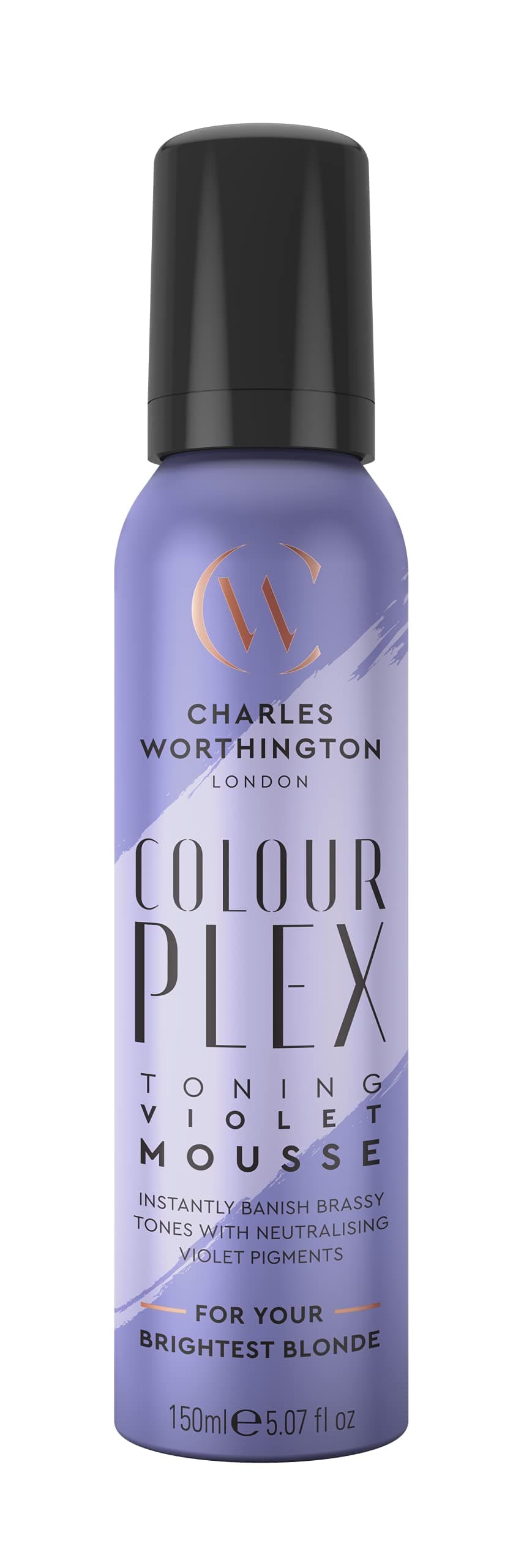 Colourplex Toning Violet Colour Revive Mousse, Purple Toner for Blondes, 150 ml