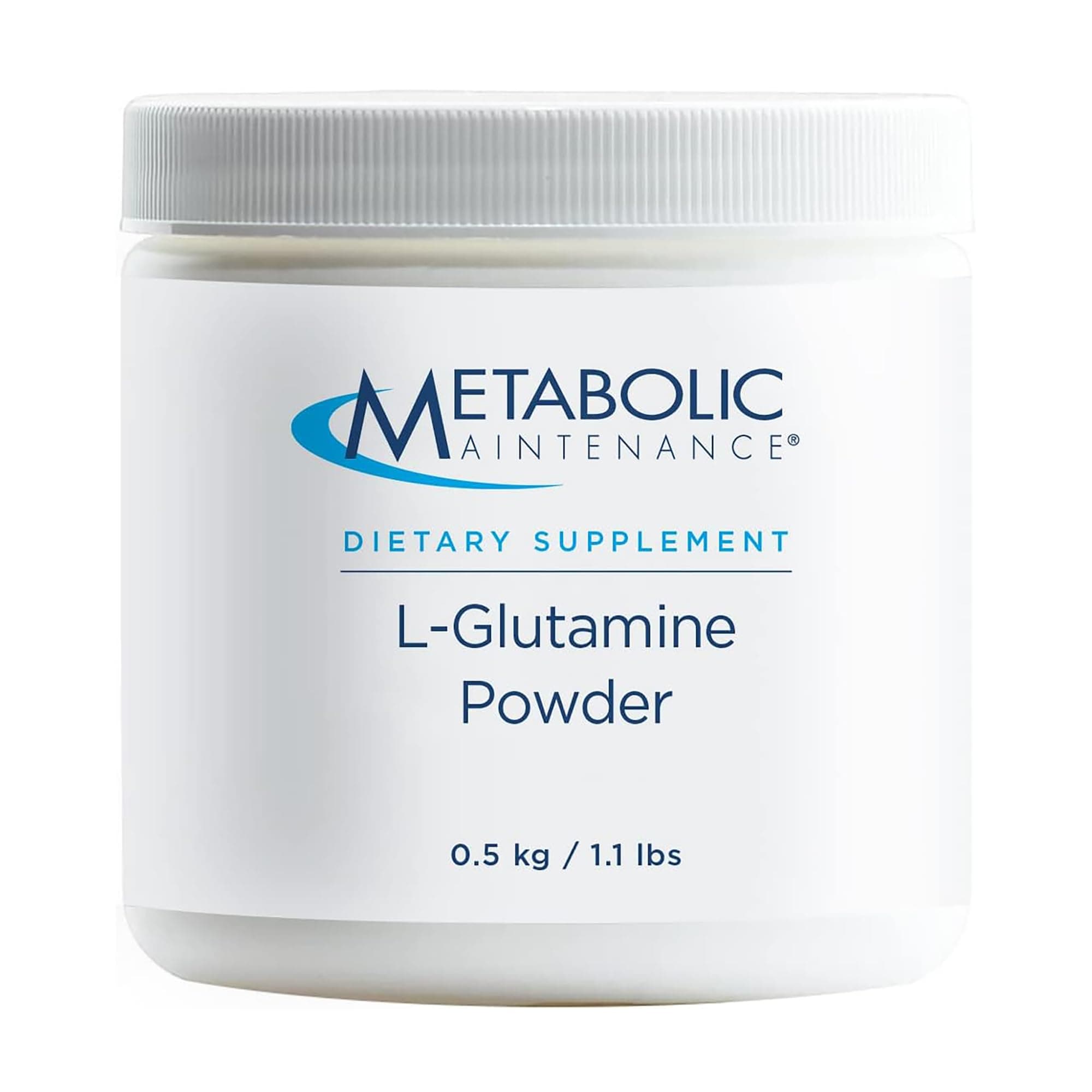 L-Glutamine Powder - 1000mg Pure Amino Acid Supplement, Easy Drink Add-in - Support for Gut + Intestinal Health, Exercise + Muscle Recovery (500g / 500 Servings)