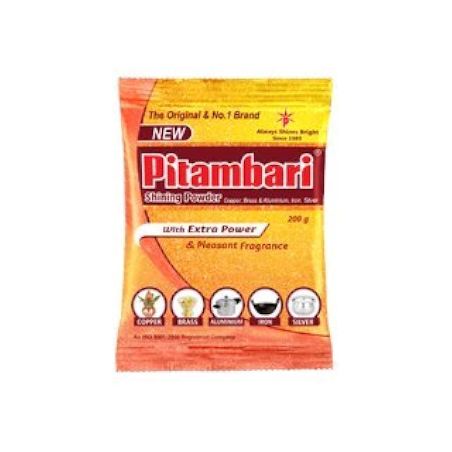 Pitambari(Extra Power) Shines Copper and Brass 200 Gram by Pitambari