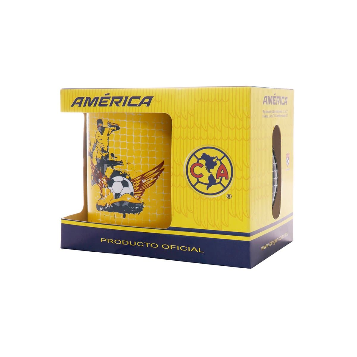 Aguilas del America Mexican Soccer Team Collectible Ceramic Coffee Mug Official Product