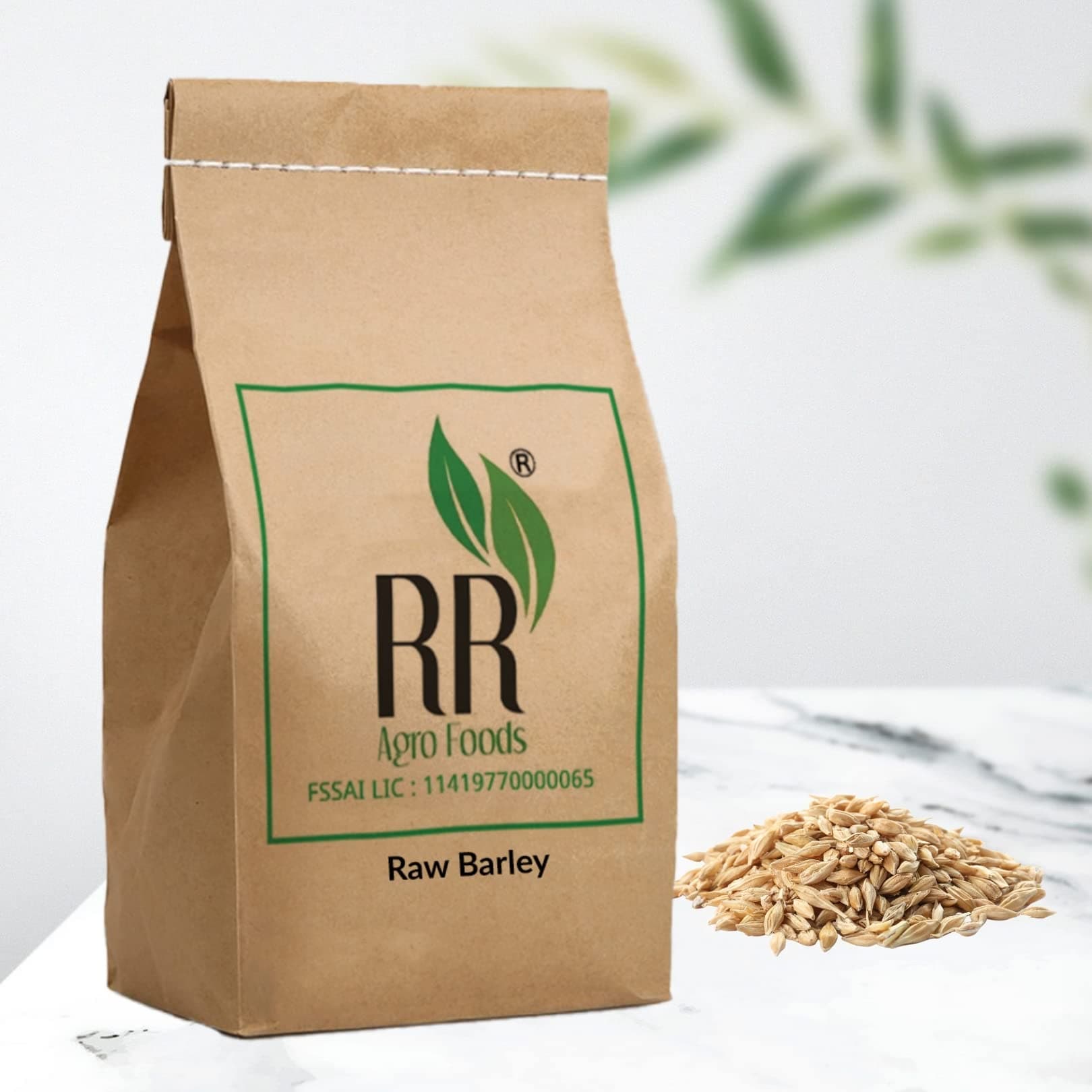 R R AGRO FOODS 100% Naturally Grown Raw Barley ( Jou, Jai, Yav) (5 KG)