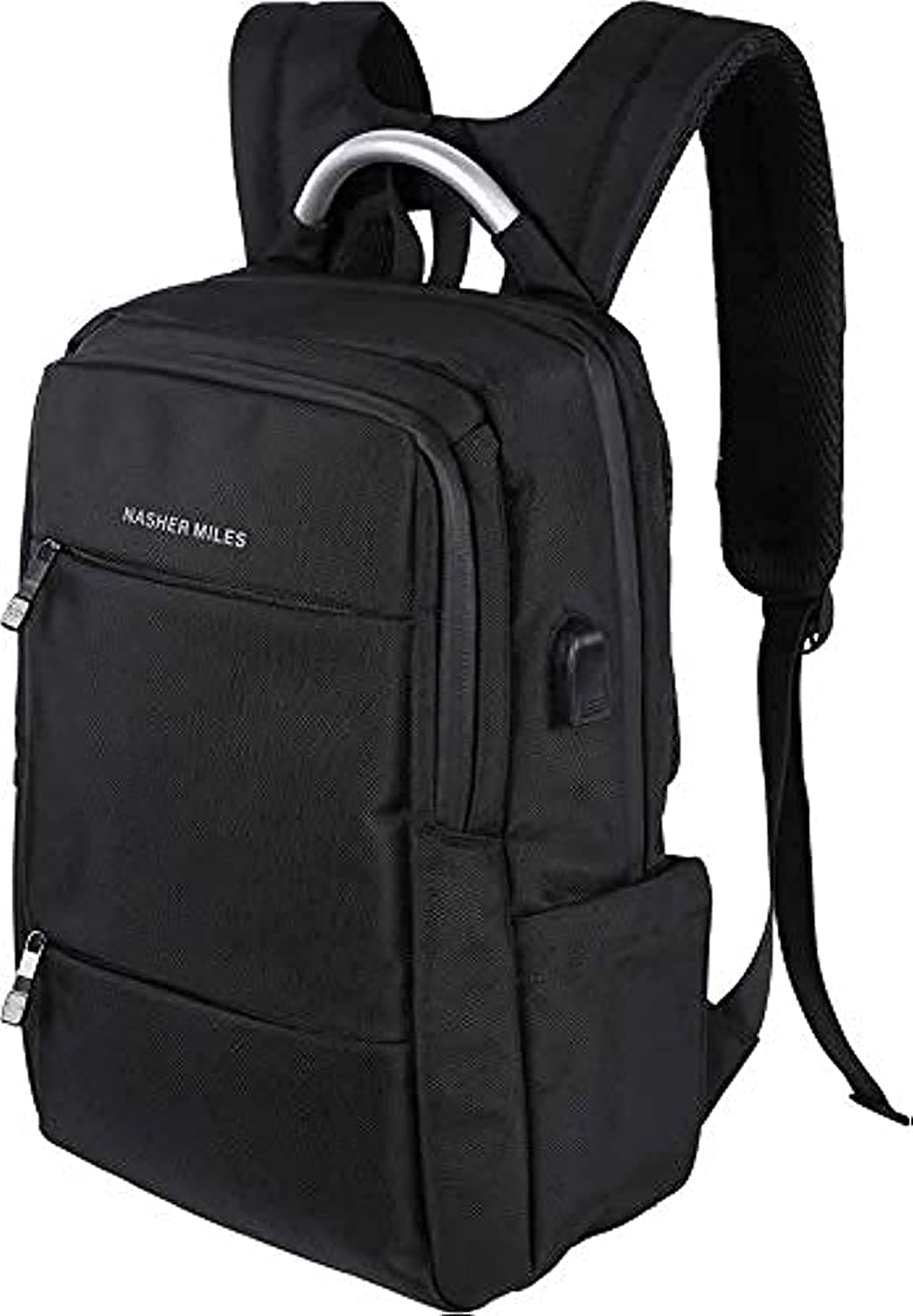 Nasher Miles Riga Laptop Backpack 18 L, Black, 15.6 Inch, Backpacks
