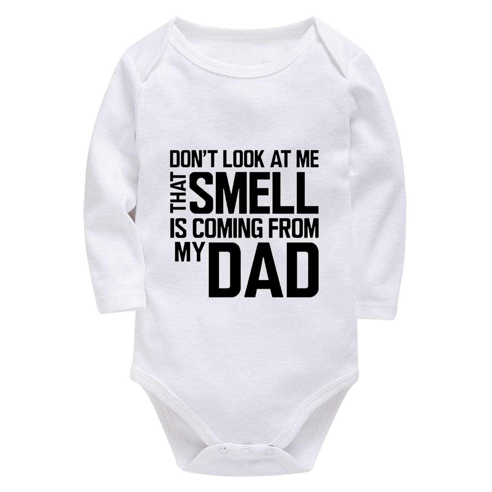 WOOYONGINGHandpicked for Earth By My Great Grandpa in Heaven Onsies Long Sleeve Baby Clothes White